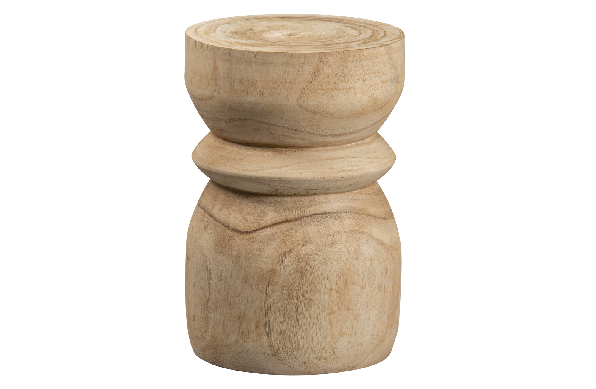 WOOOD kruk Bikkel hout 40xØ28cm Bikkel kruk hout 40xØ28cm naturel