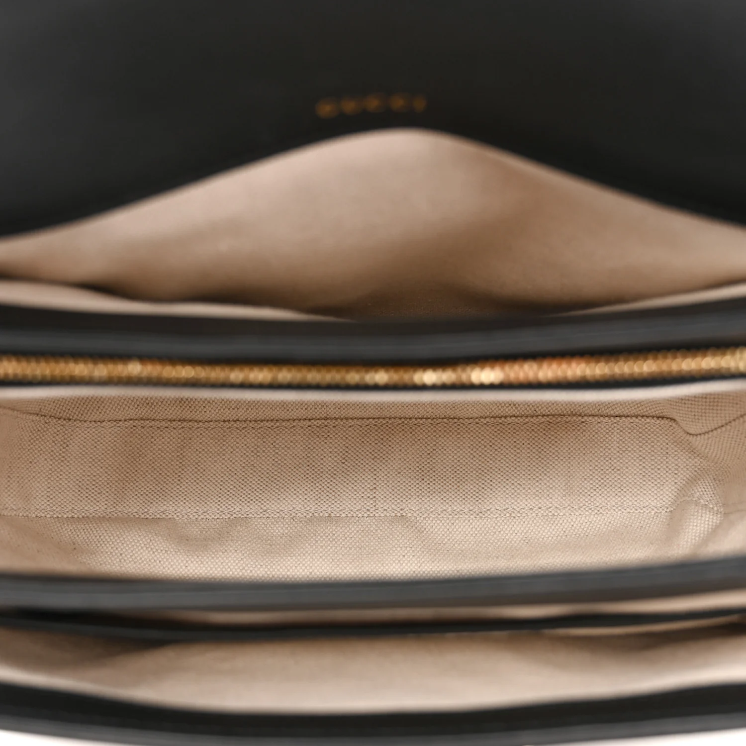 GG Supreme Monogram Horsebit 1955 Soft Small Shoulder Bag Beige Black - Top Club