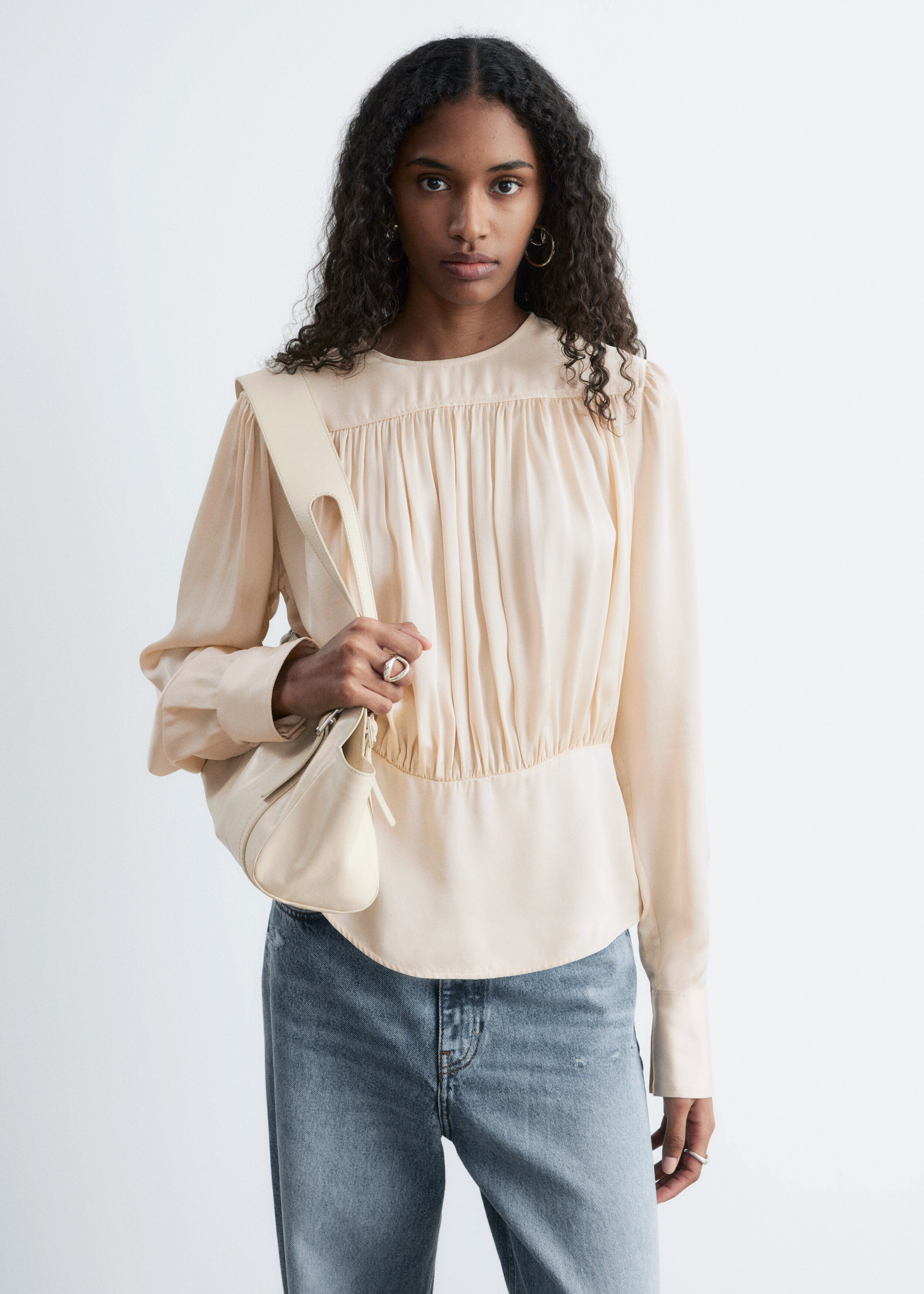 & Other Stories GATHERED BLOUSE