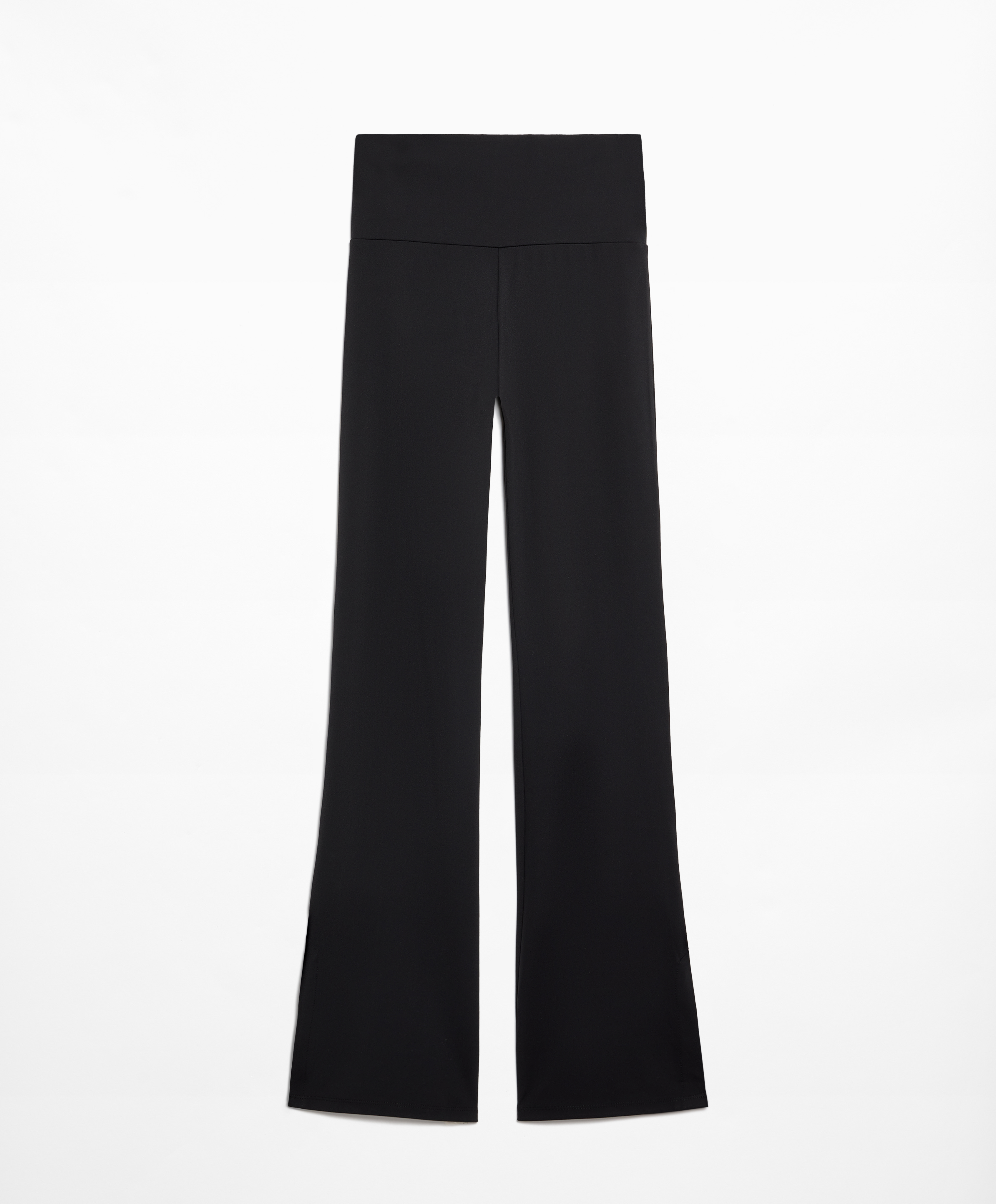 OYSHO Comfortlux slit flare trousers