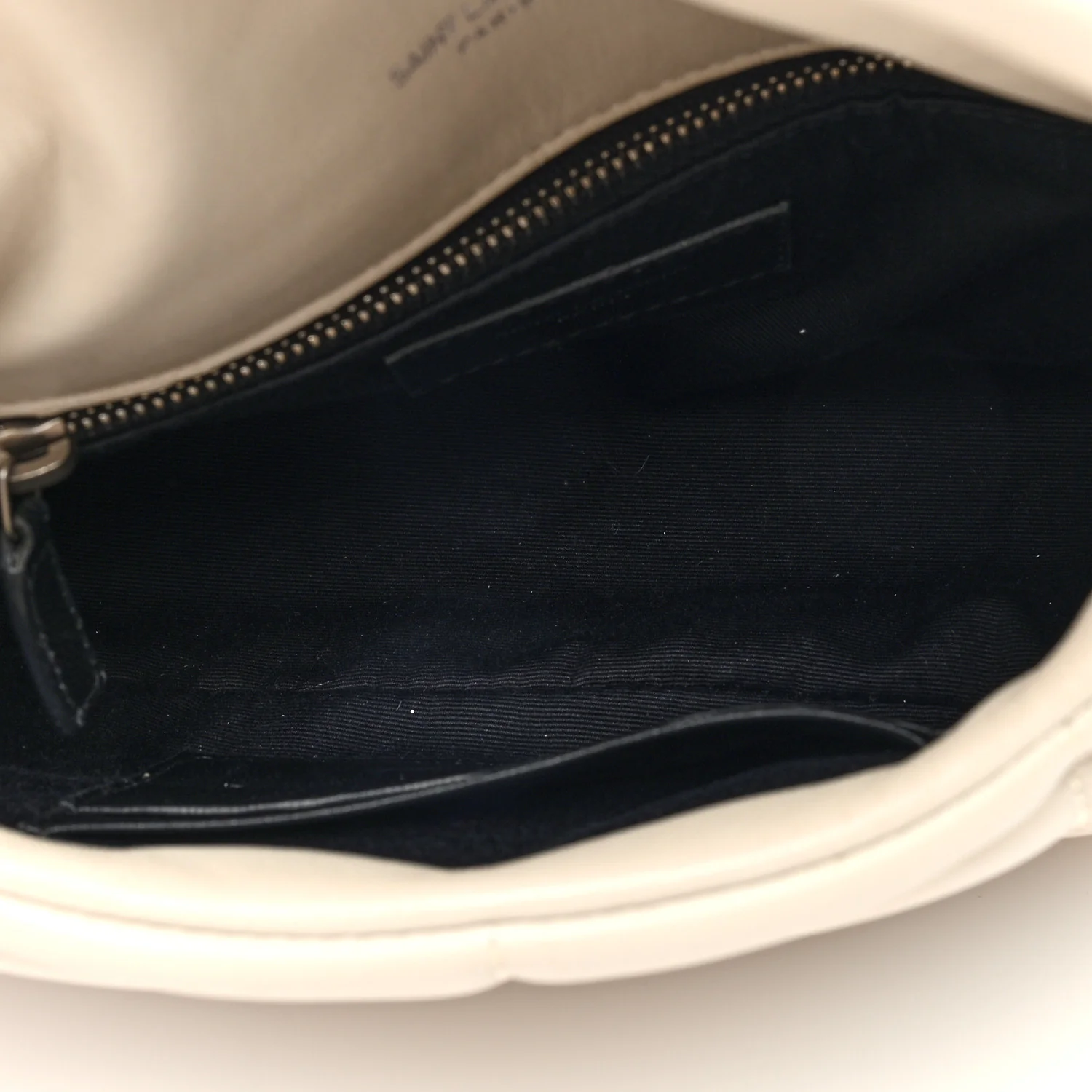 Lambskin Quilted Toy Loulou Puffer Monogram Chain Satchel Crema Soft - Top Club