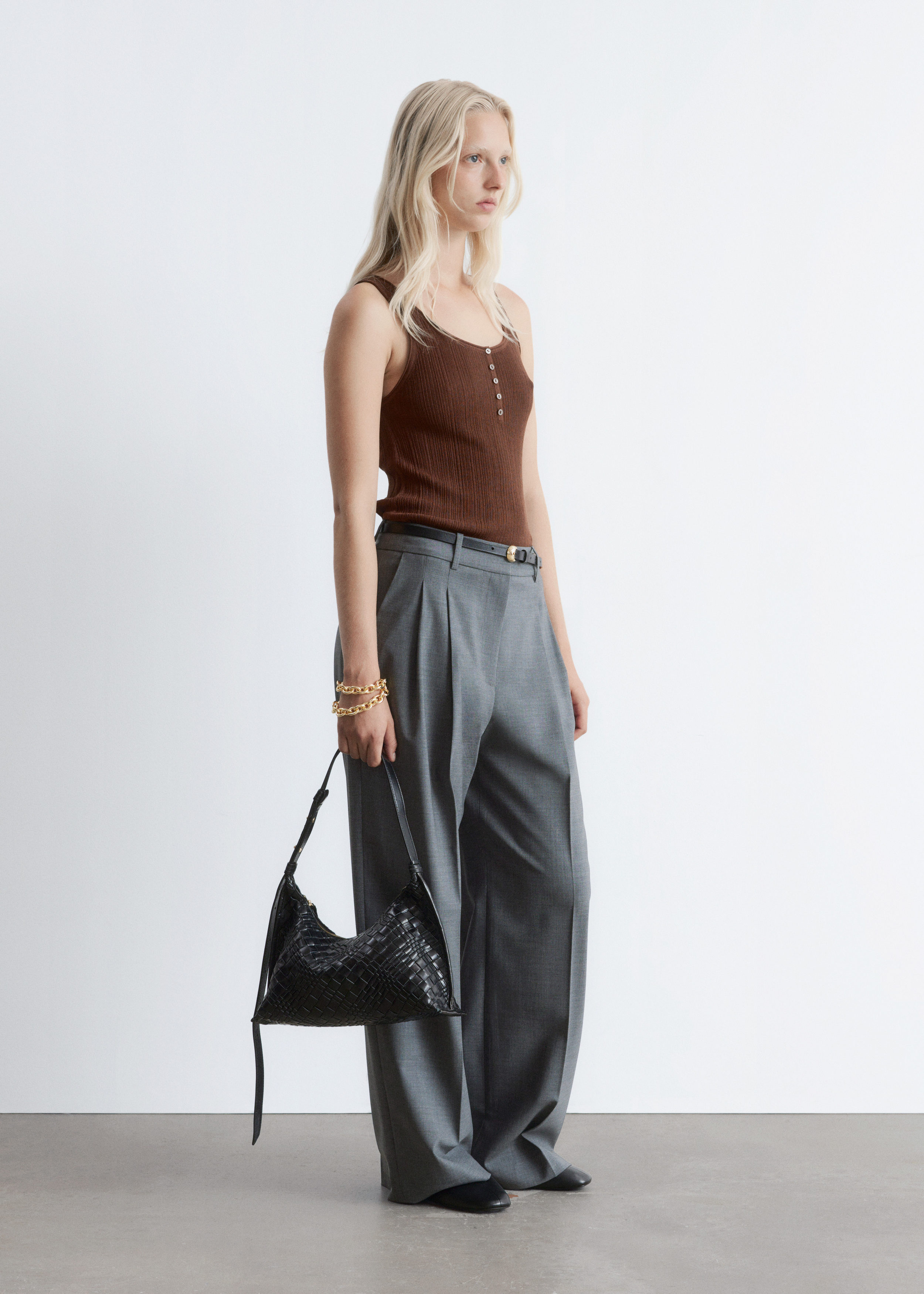 & Other Stories TAILORED WOOL TROUSERS