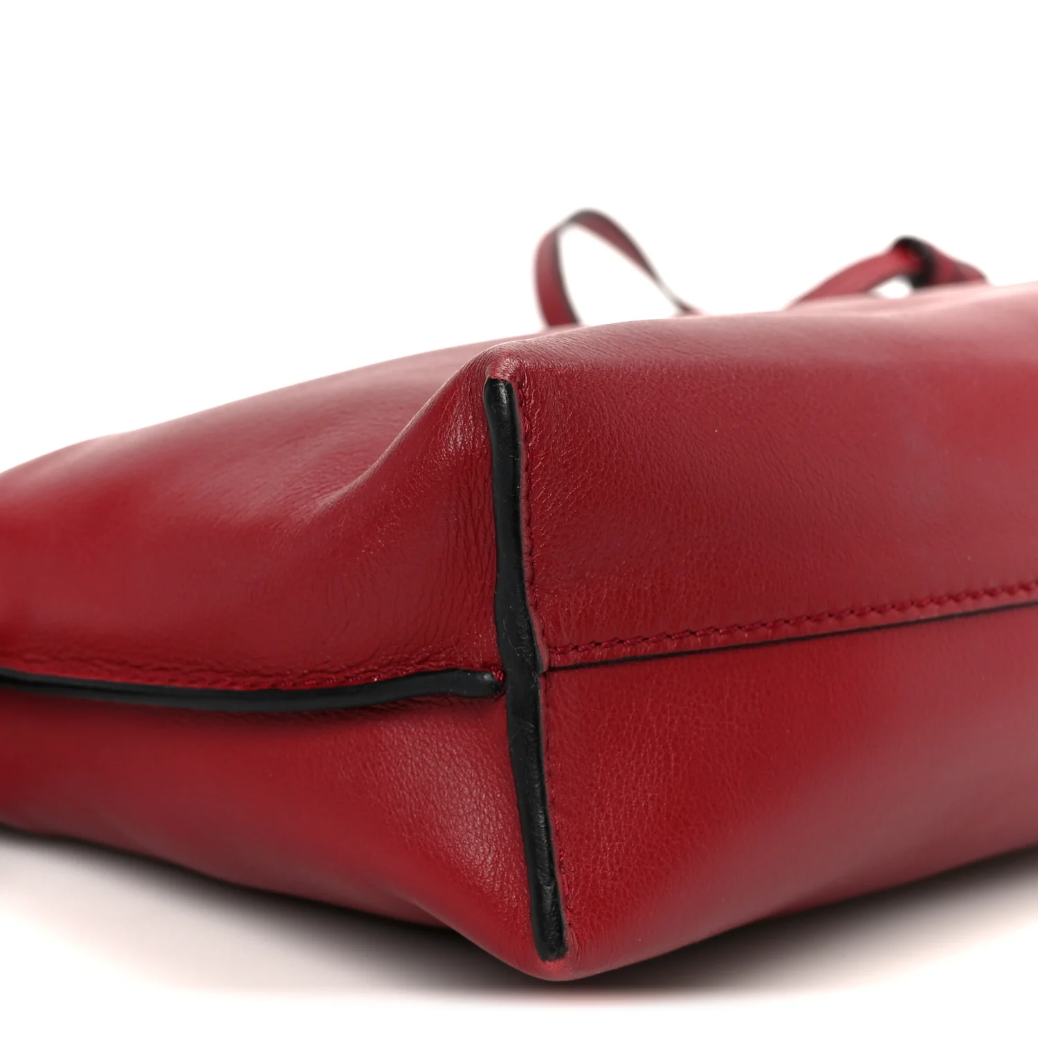 Calfskin Mini Flamenco Knot Bag Red - Top Club
