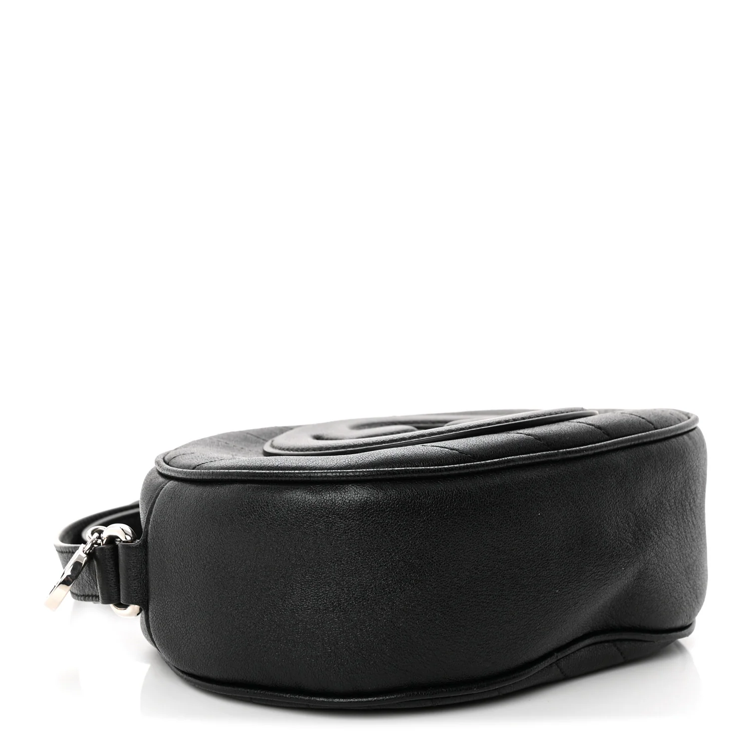 Sakai Be Green Calfskin Diagonal Stitched Mini Blondie Shoulder Bag Craclet Brown - Top Club