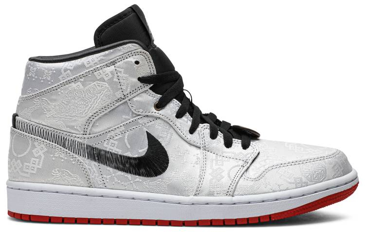 CLOT x Air Jordan 1 Mid  Fearless  CU2804-100 - Sneaker Replica Workshop