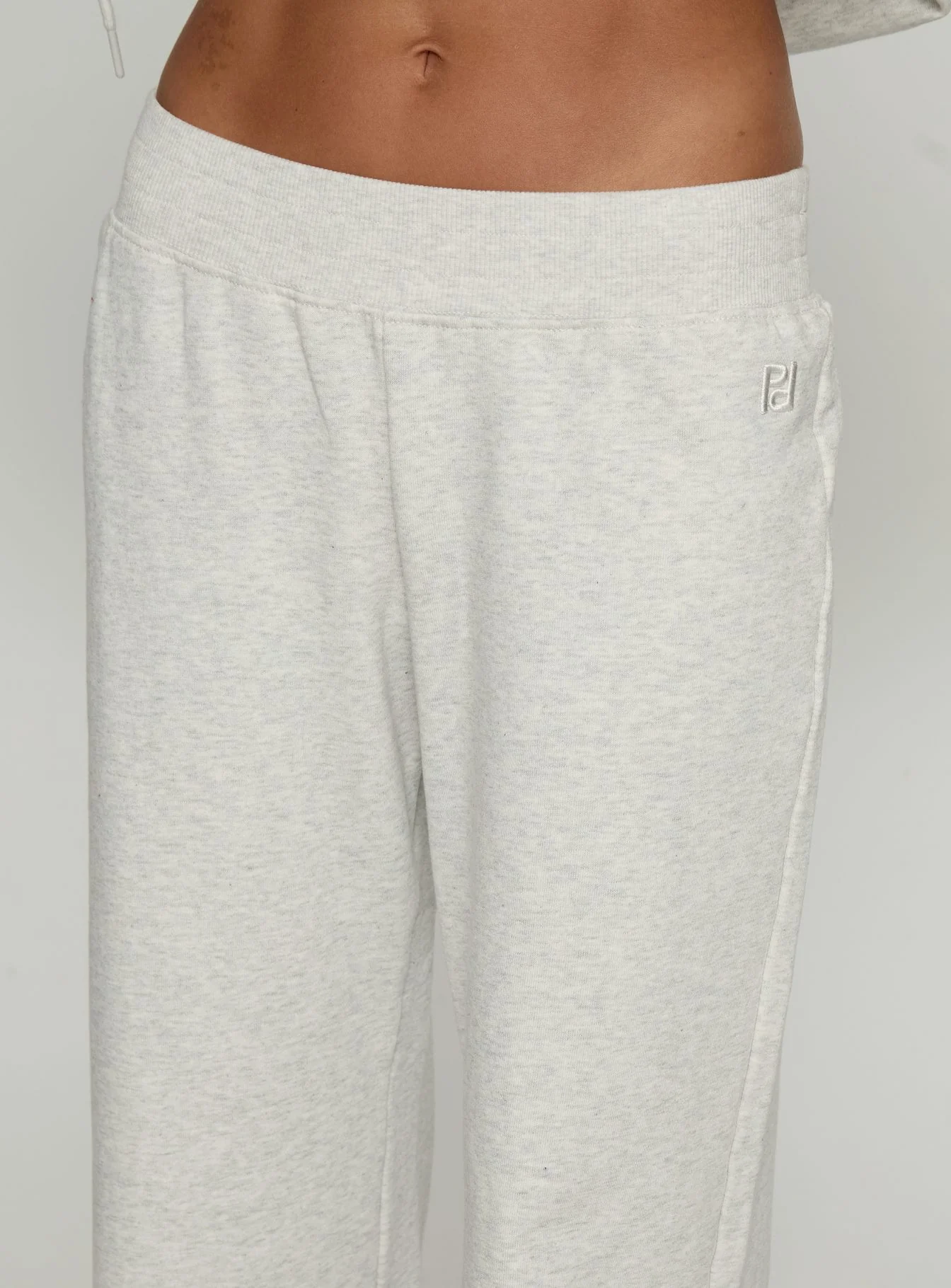 Summits Flared Track Pants Grey Marle