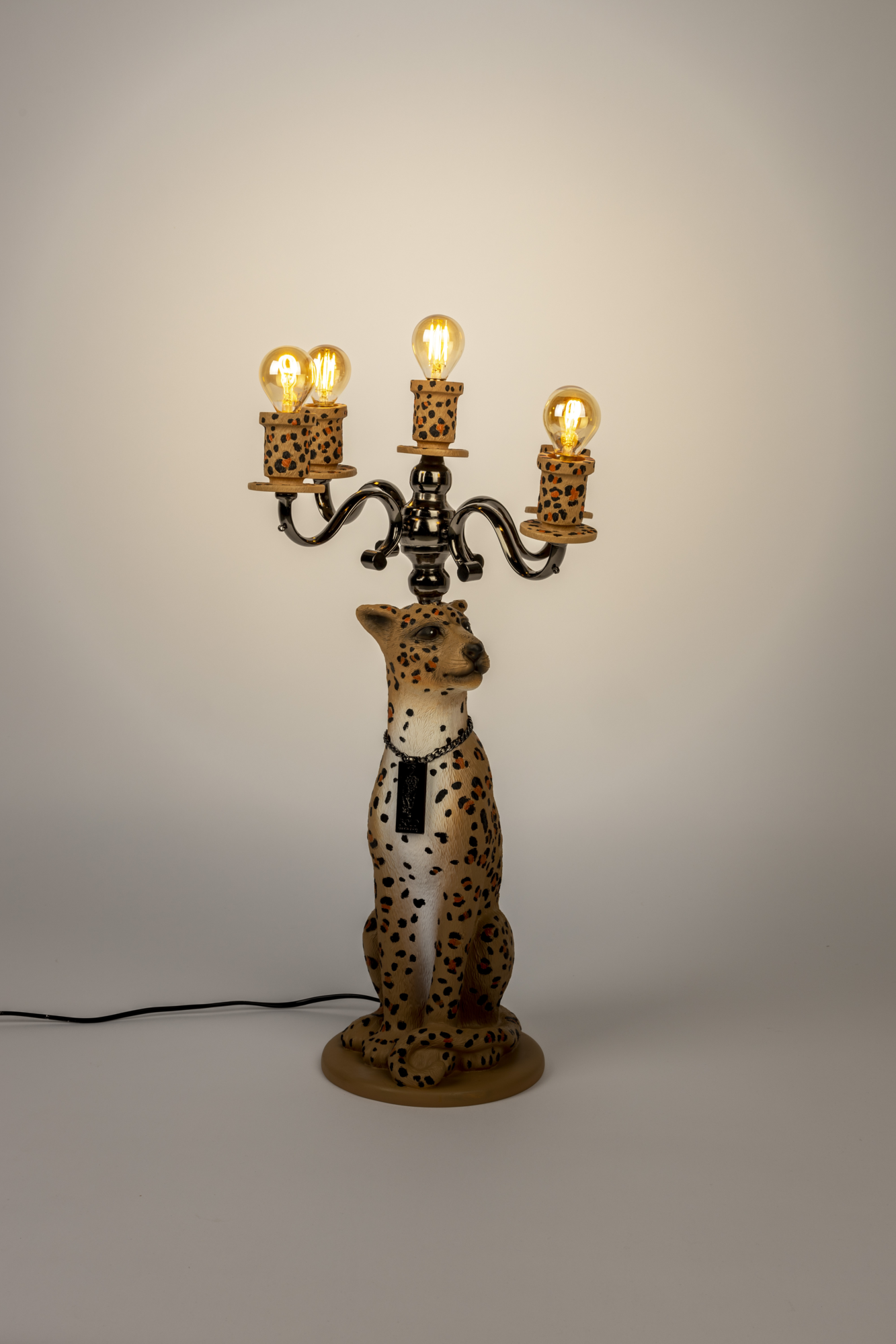 Vloerlamp Proudly Crowned Panther Proudly Crowned Panther Vloerlamp Gestipt