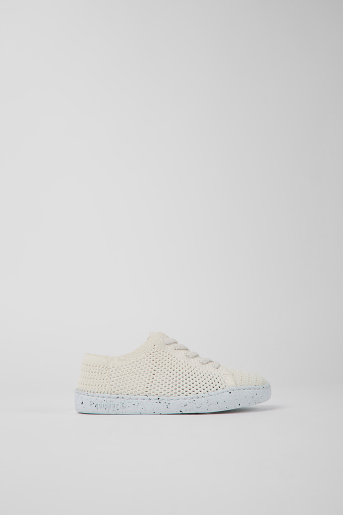 Peu Touring White fabric shoes for children