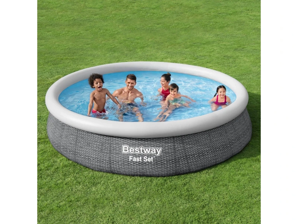 Piscina fuori terra gonfiabile in pvc Bestway Fast Set Ø 366 x H 76 cm