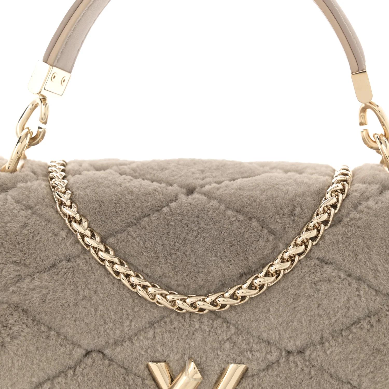 Shearling Malletage Top Handle GO-14 PM Grey - Top Club