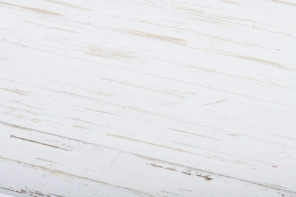 Country house style dining table antique white 120 x 60 x H. 80 cm - Small shabby chic dining room table