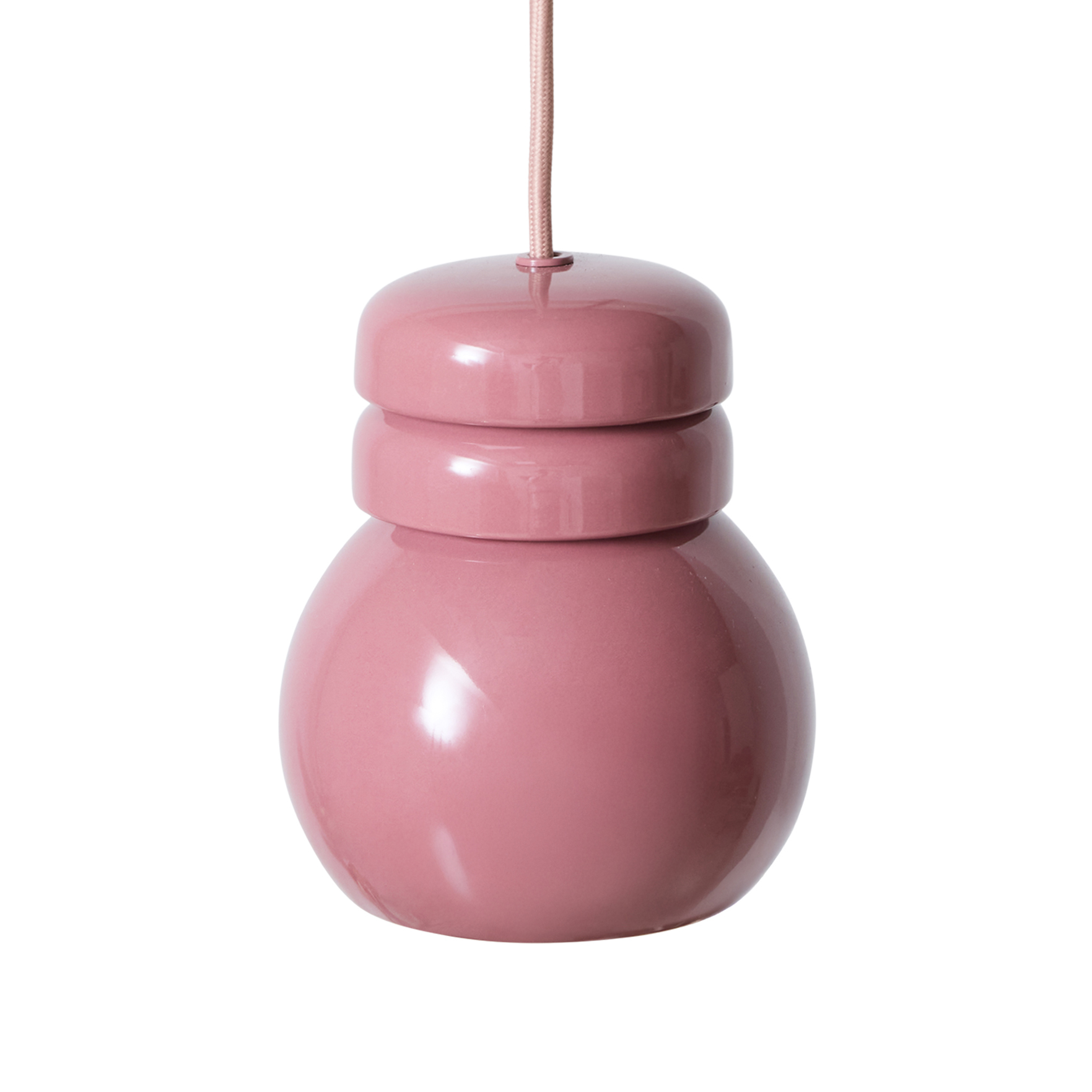 Hanglamp Bulb blush