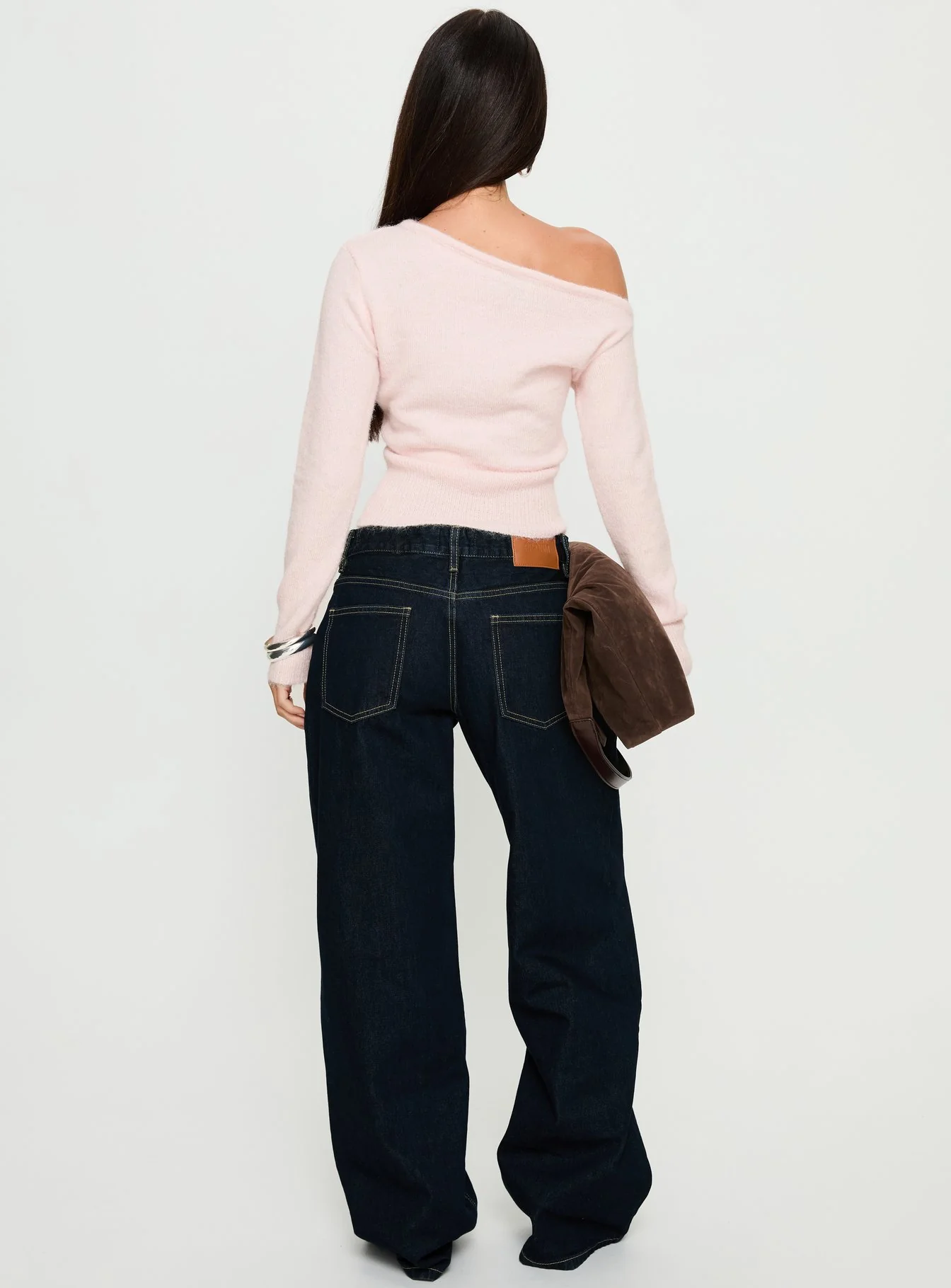 Serenitia Mid Rise Relaxed Jeans Dark Raw Wash