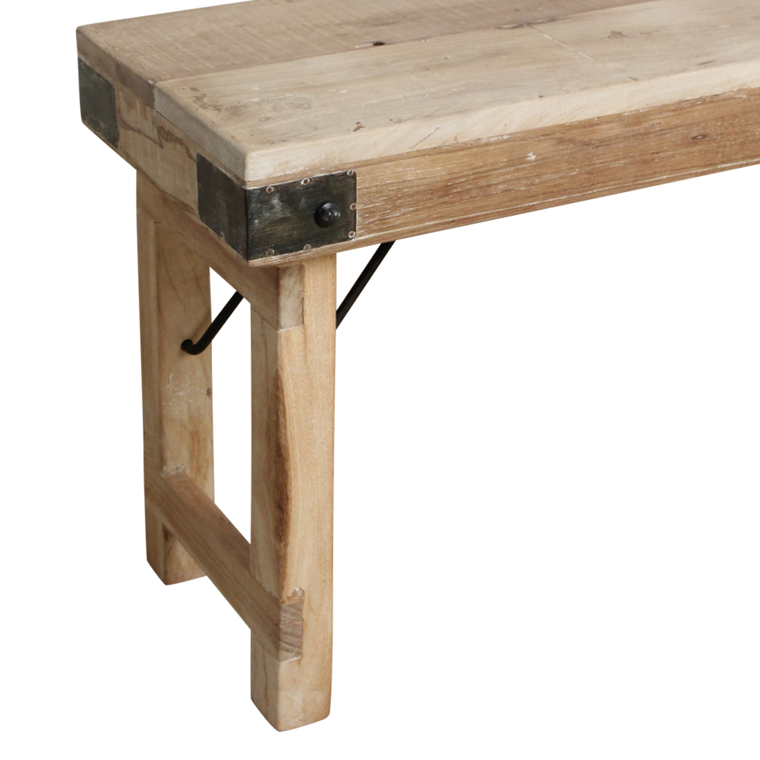 Raw Materials Amsterdam bankje Limewash - inklapbaar BEOW40A - 160cm