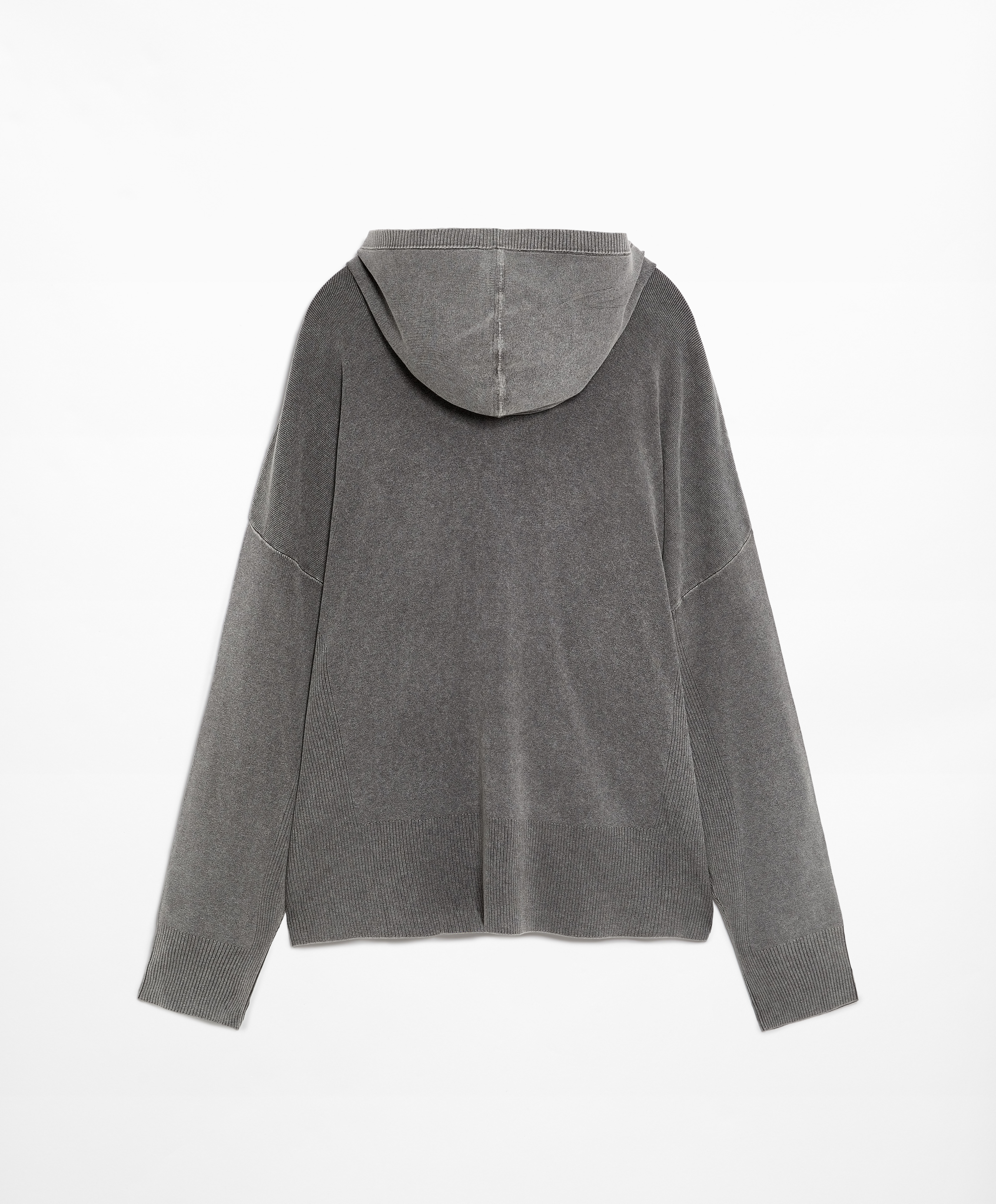 OYSHO Hooded knit sweatshirt