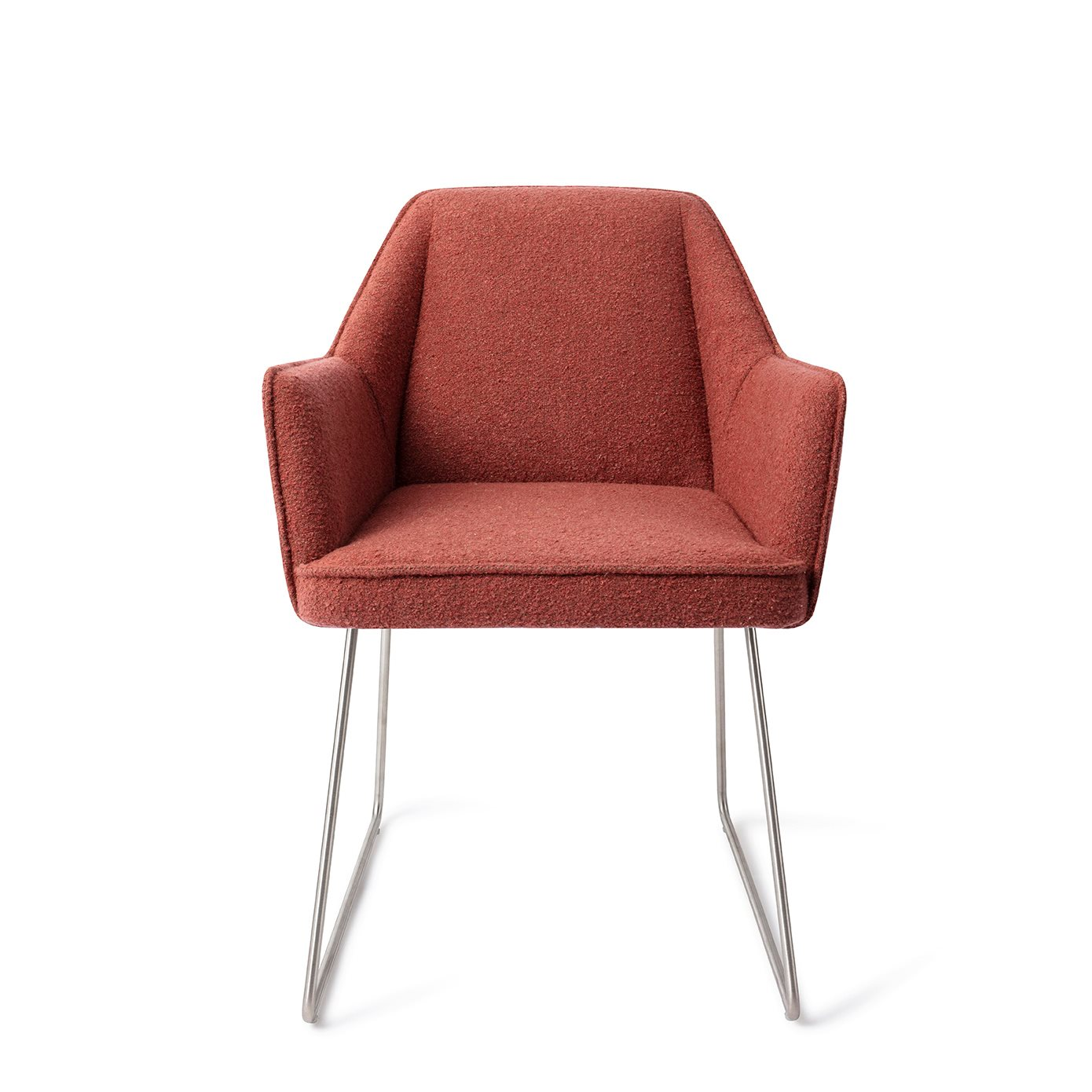 Tome Shabby Saffron Eetkamerstoel - Slide Steel