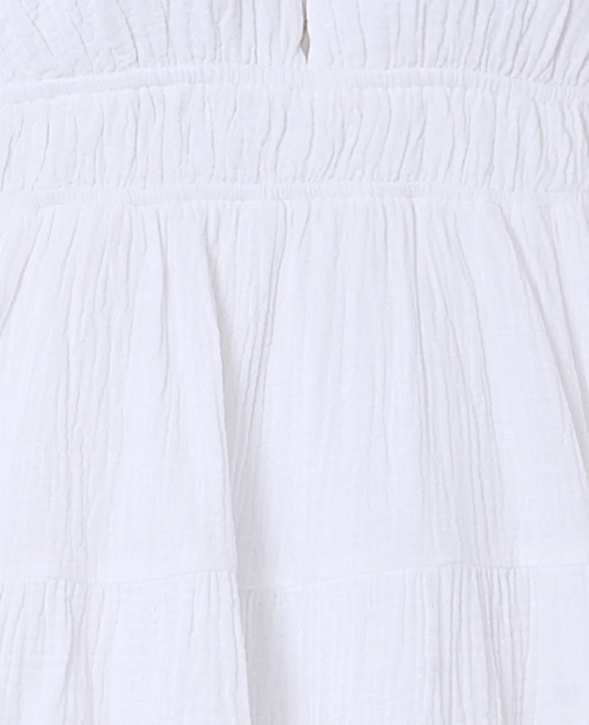 Pimkie Robe courte dos-nu en gaze de coton