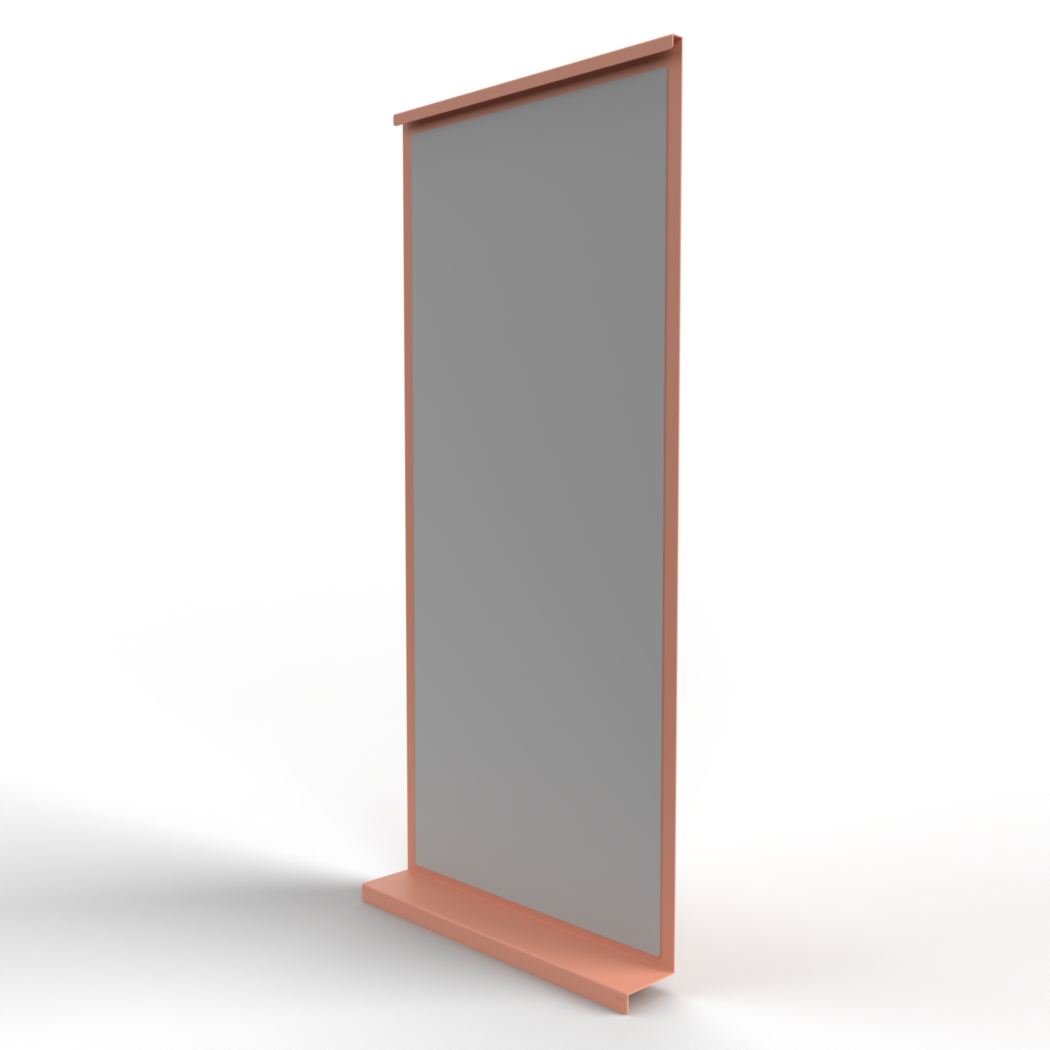 Steellish spiegel Murano XL Beige Rood