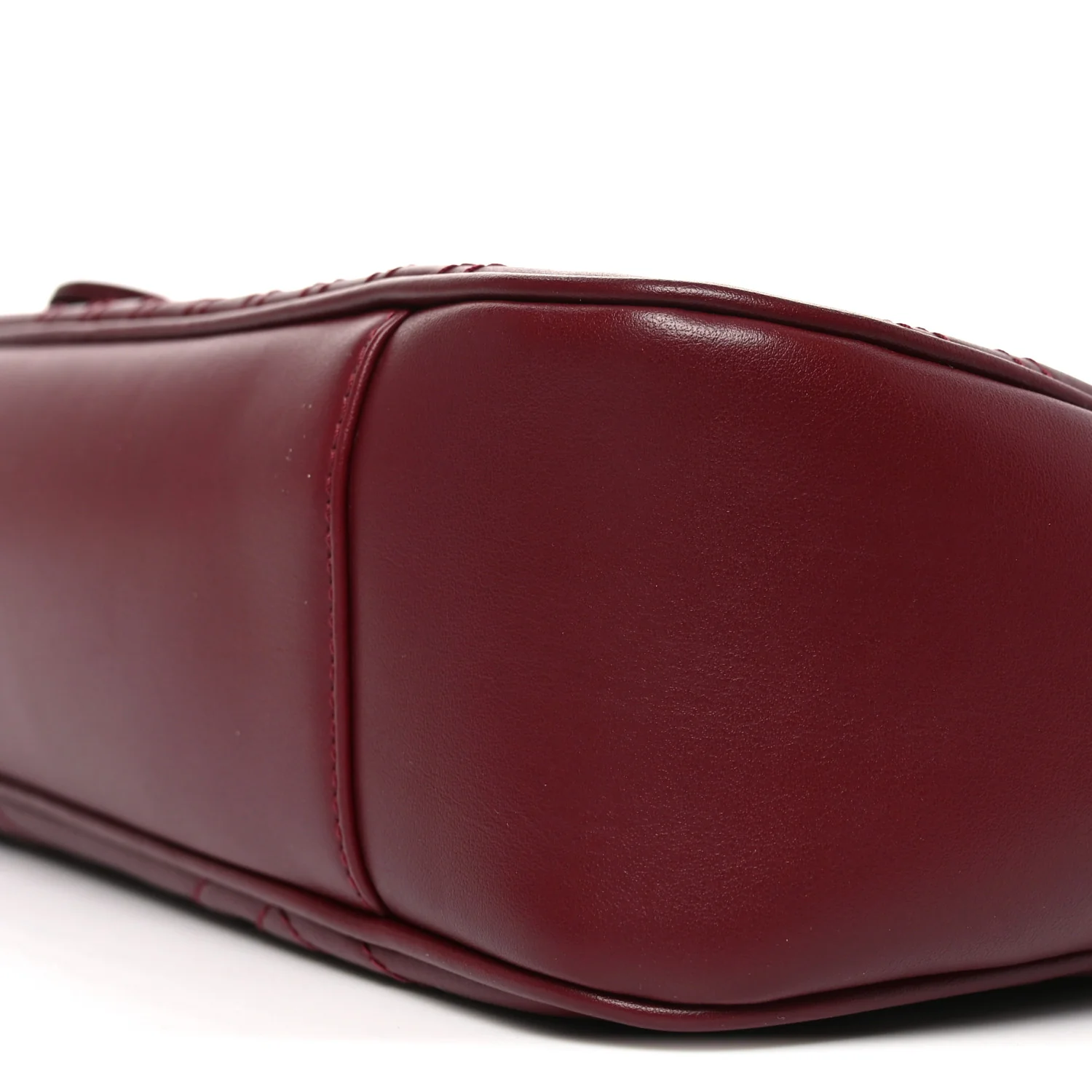 Calfskin Matelasse Large Horizontal GG Marmont Shoulder Bag Black - Top Club