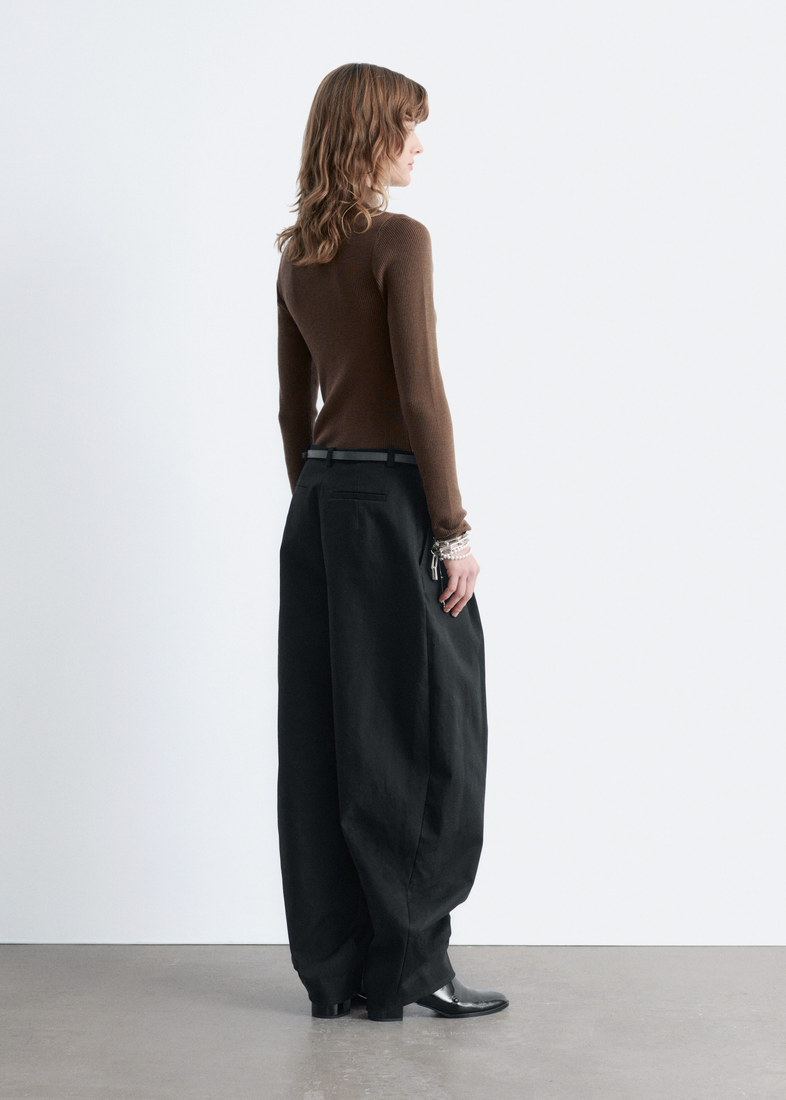 & Other Stories HALF-ZIP WOOL JUMPER