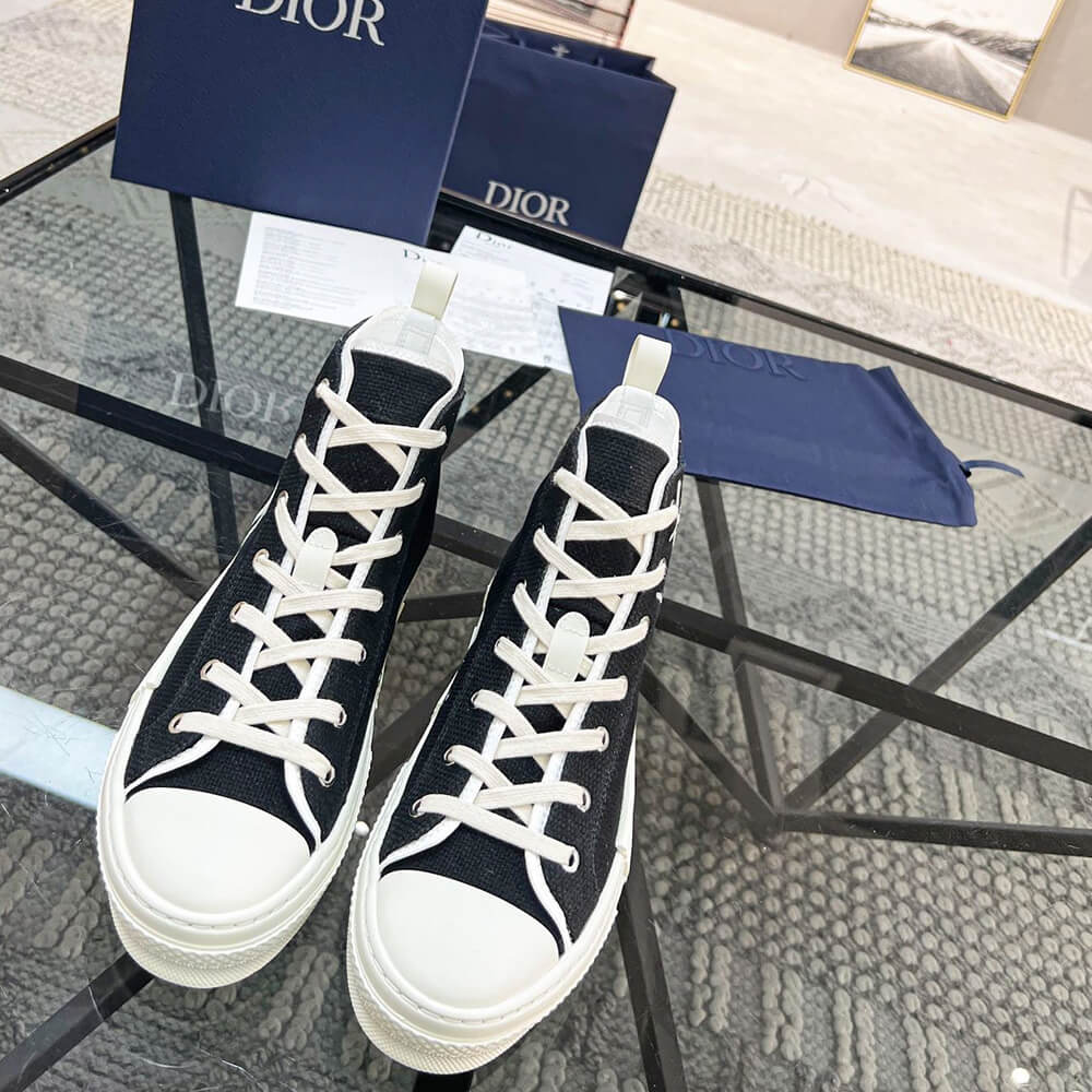 B23 CACTUS JACK DIOR HIGH-TOP SNEAKER - Top Club