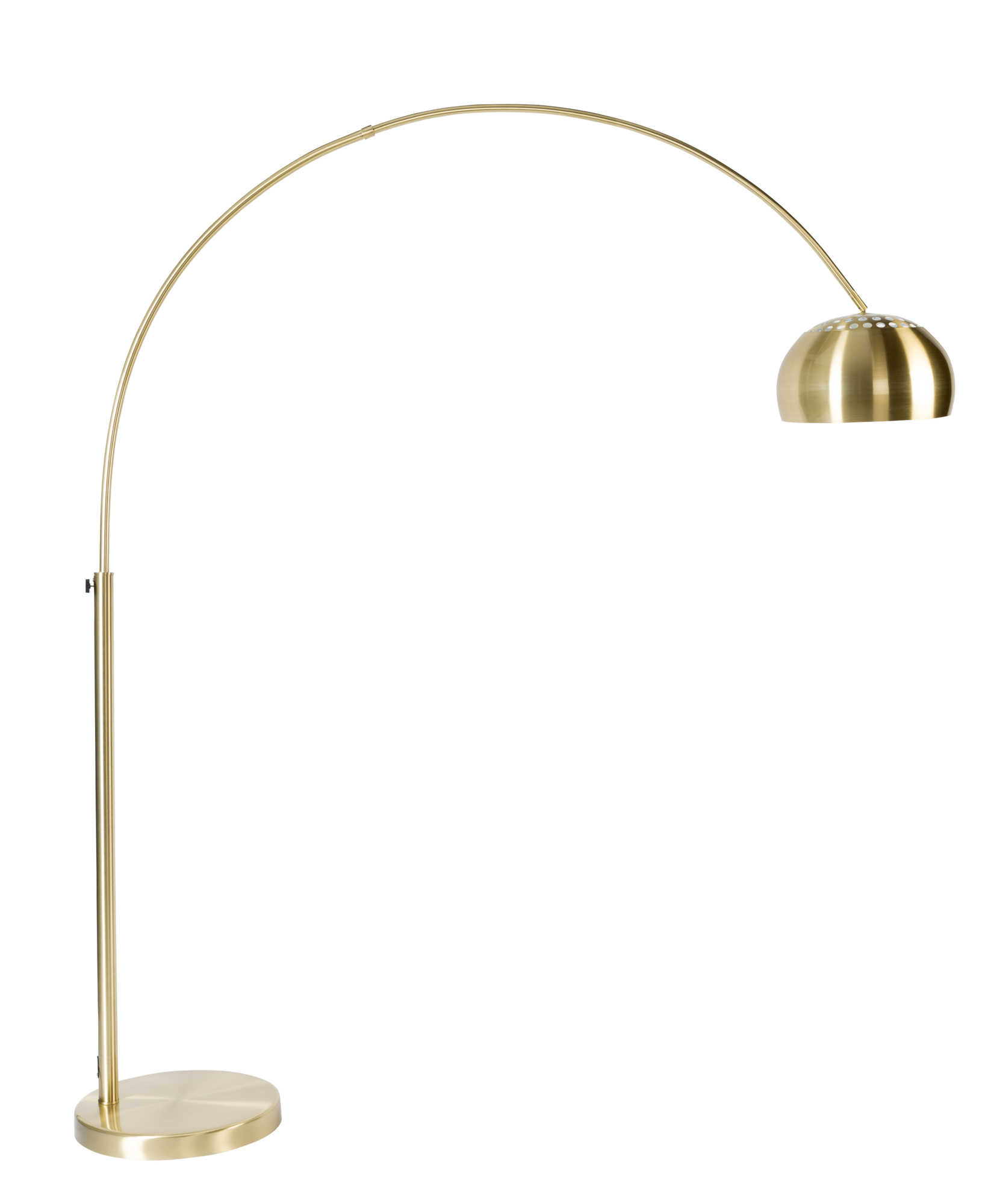 Vloerlamp Metal Bow Messing