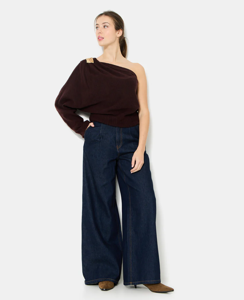 Pimkie Pull one shoulder avec détail bijou