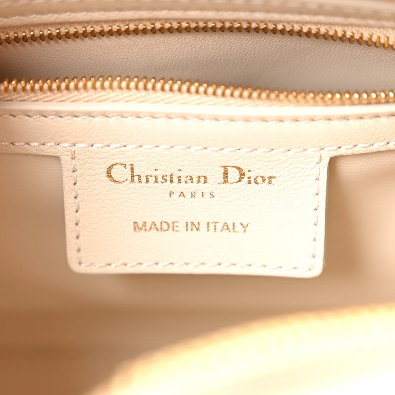 Calfskin Macrocannage Groove 20 Bag Dusty Ivory - Top Club