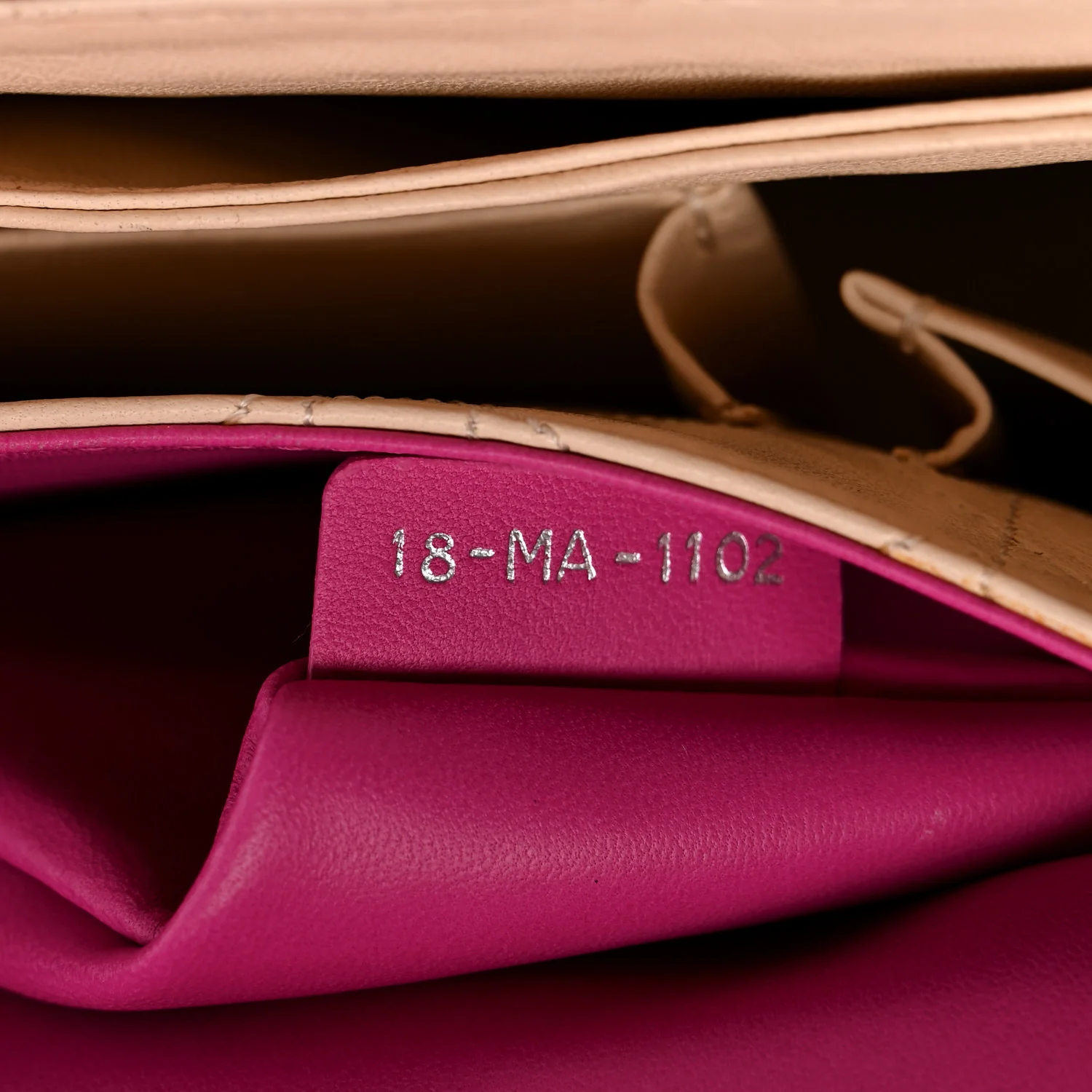 Lambskin Cannage Large Miss Dior Flap Sorbet - Top Club
