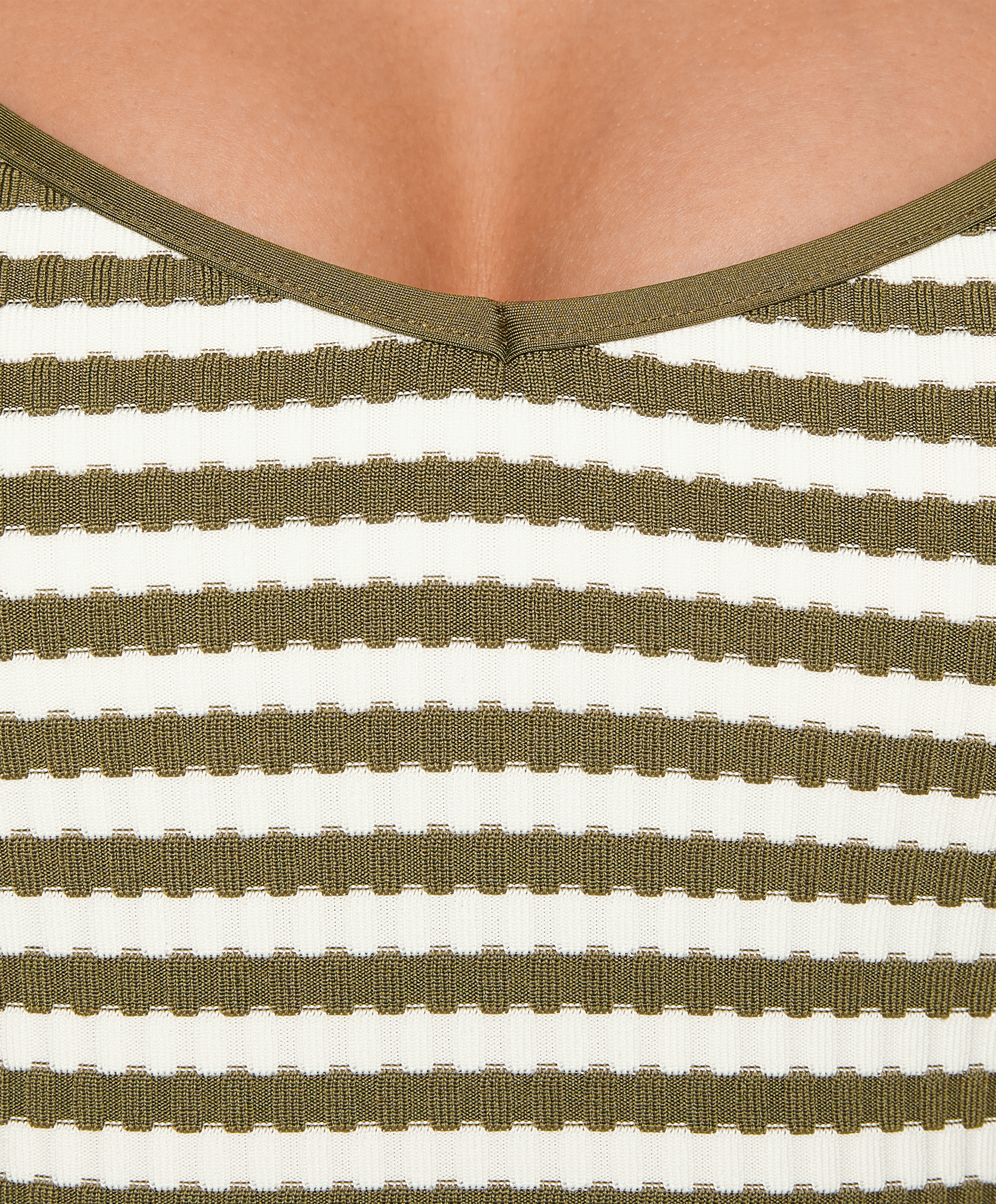 OYSHO Textured stripe triangle swimsuit