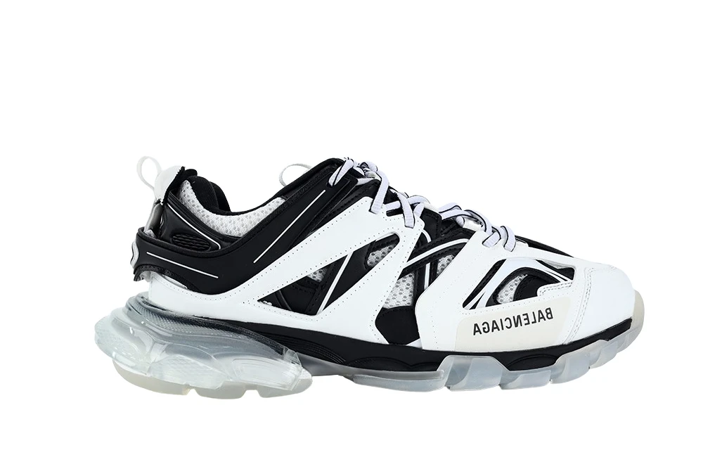 BALENCIAGA TRACK NON-LED SNEAKER LUMINOUS WHITE BLACK - Sneaker Replica Workshop