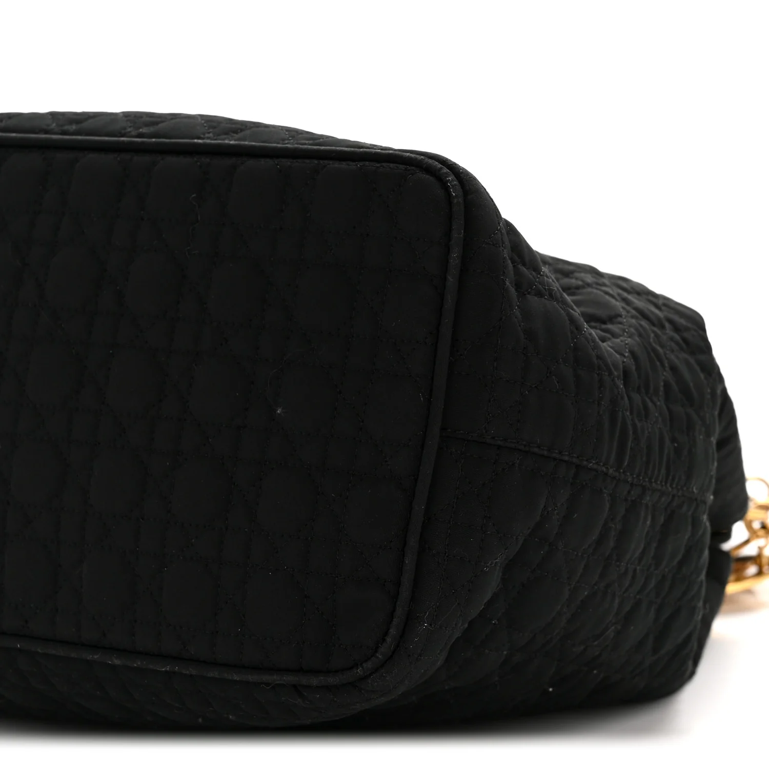 Nylon Cannage Medium Lady Dior Black - Top Club