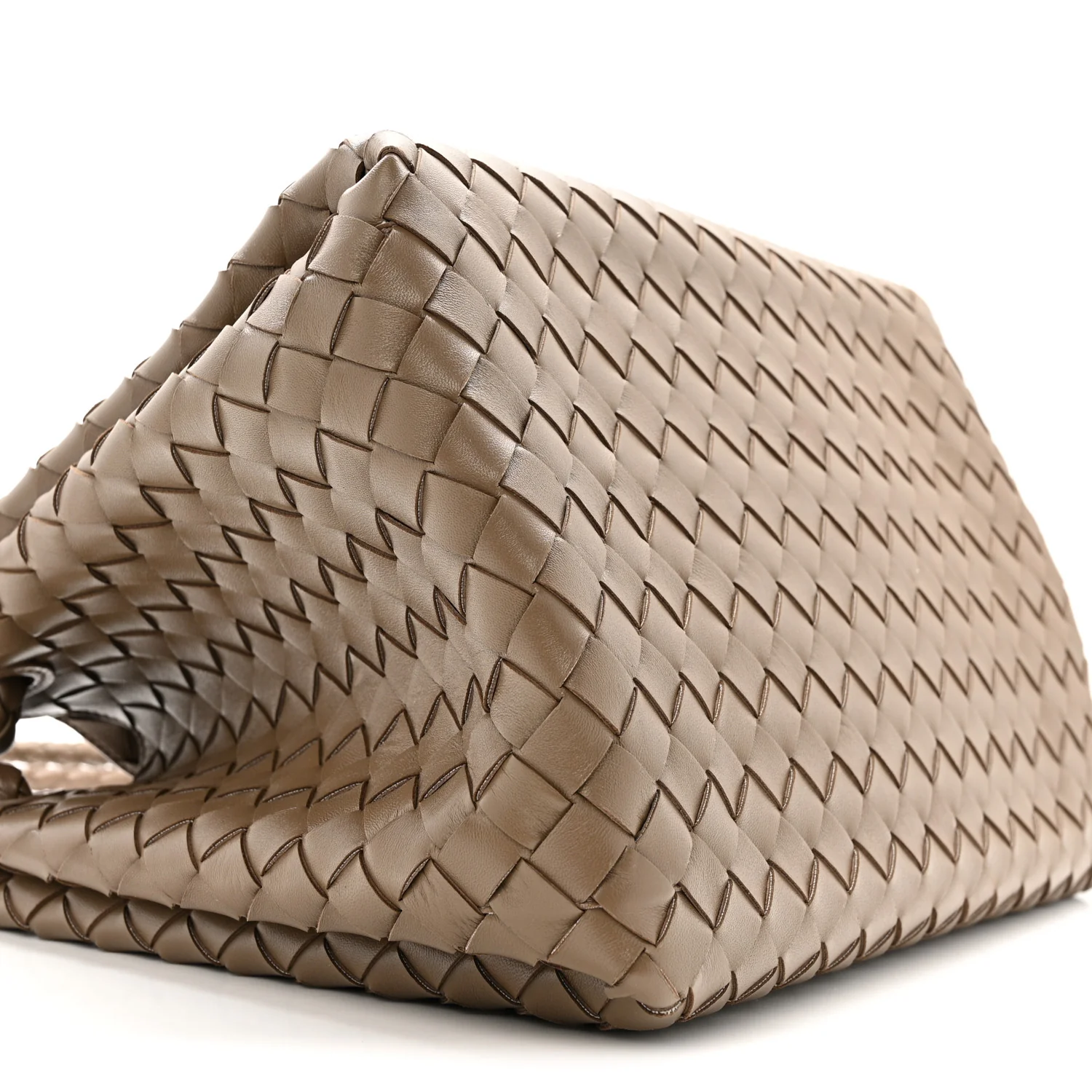 Nappa Intrecciato Large Andiamo Parachute Shoulder Bag Pinecone - Top Club