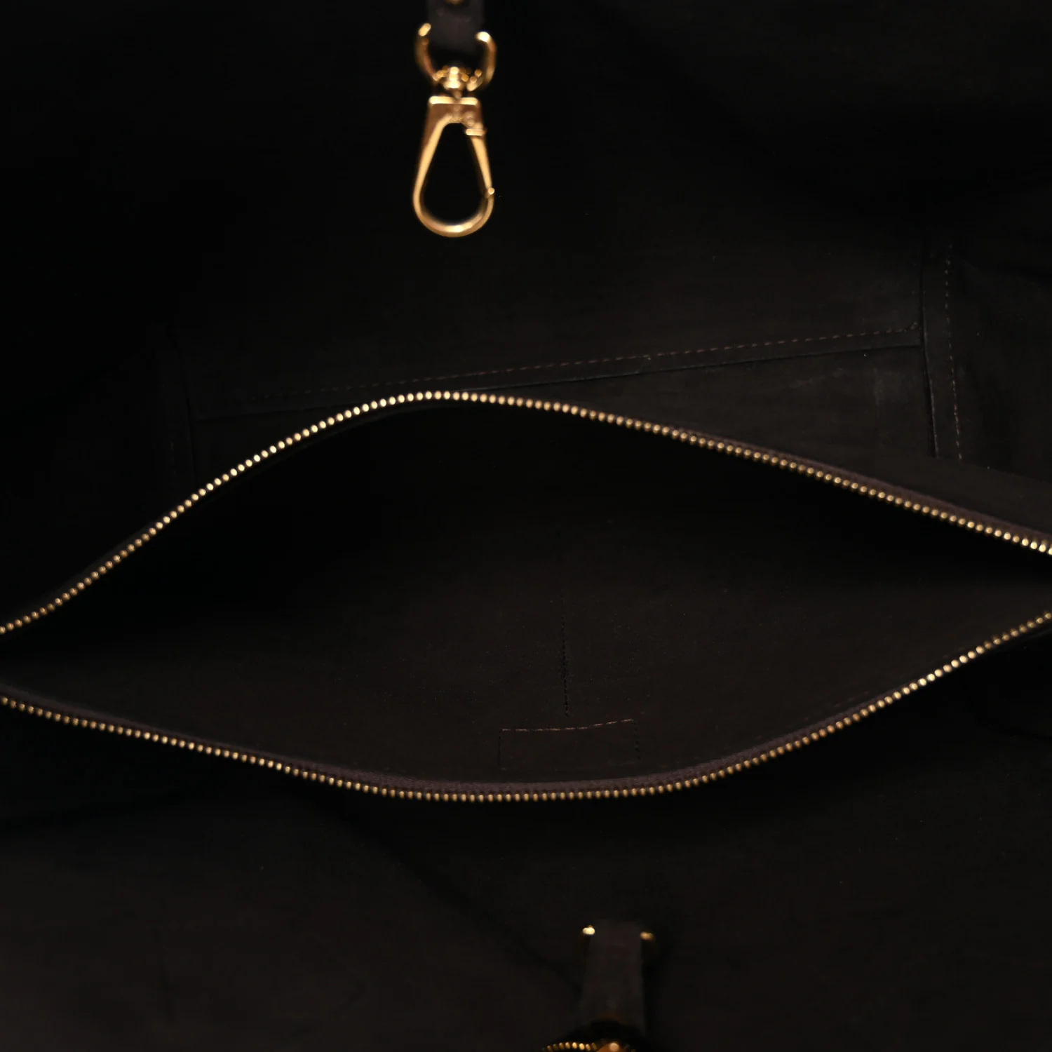 Calfskin Monogram Kimono Tote  Black - Top Club