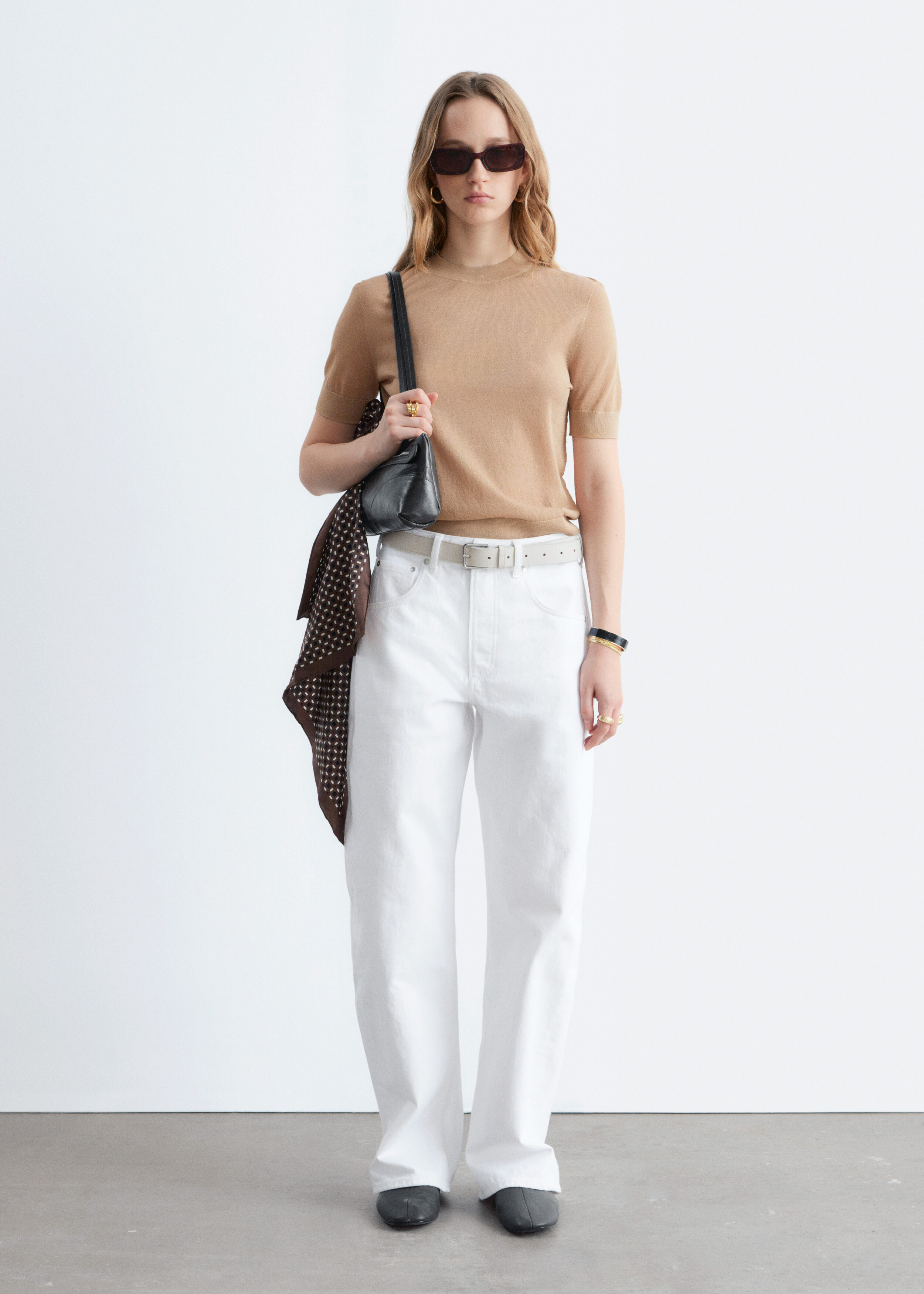 & Other Stories FINE-KNIT T-SHIRT