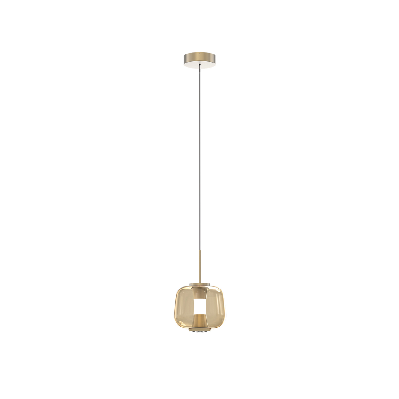 Hanglamp Rosa 1-lichts Ø21 cm rosé-goud