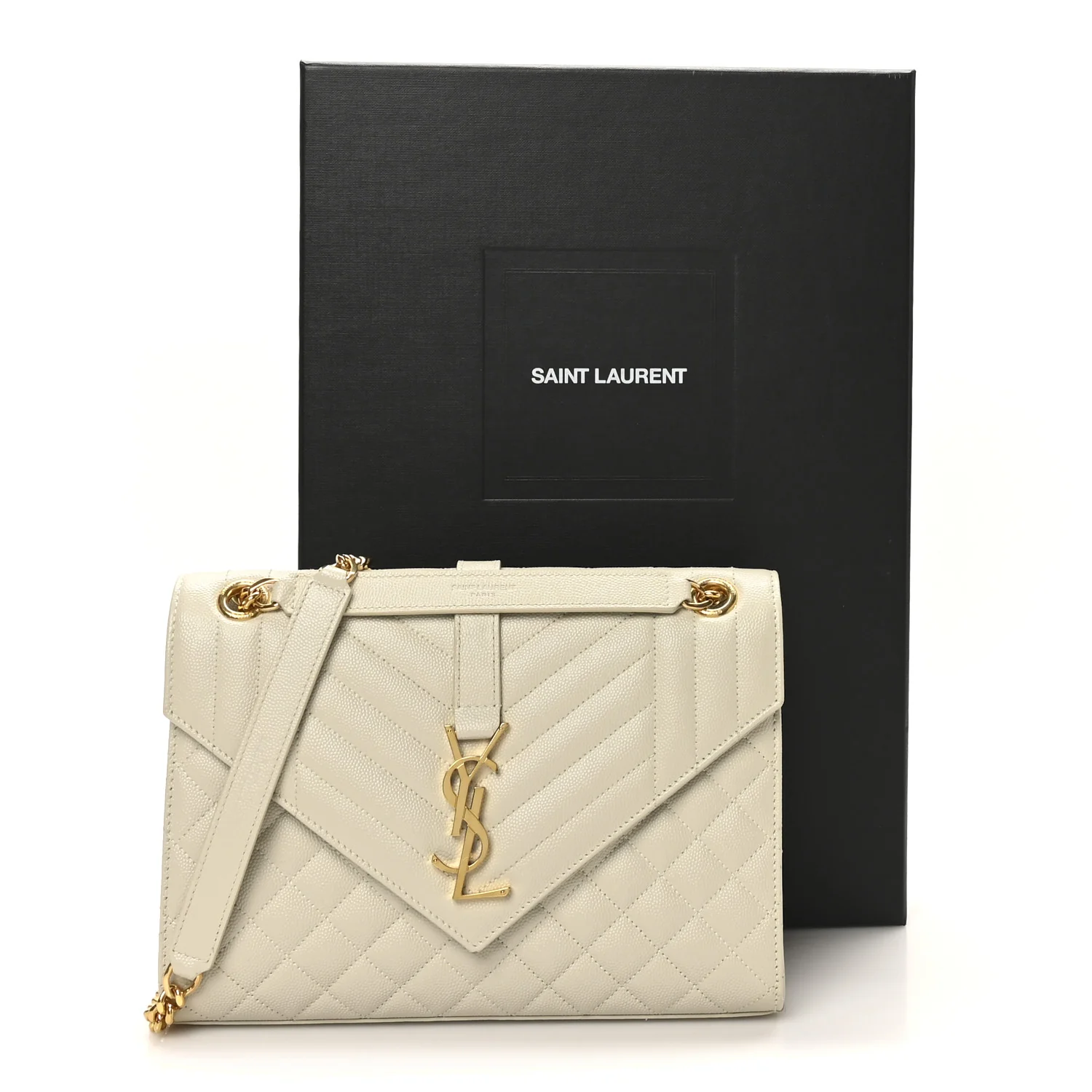 Grain De Poudre Textured Mixed Matelasse Medium Triquilt Monogram Satchel Crema Soft - Top Club