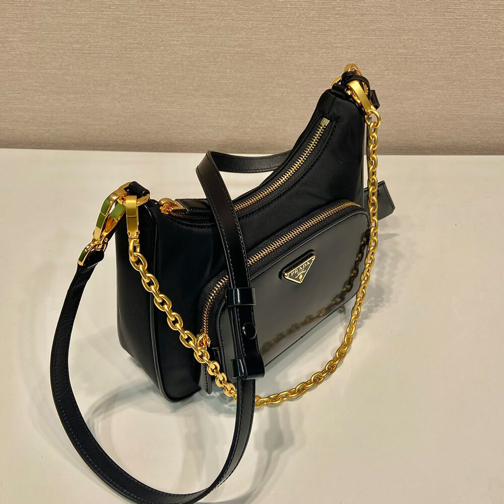Prada Re-nylon And Brushed Leather Mini bag - Top Club