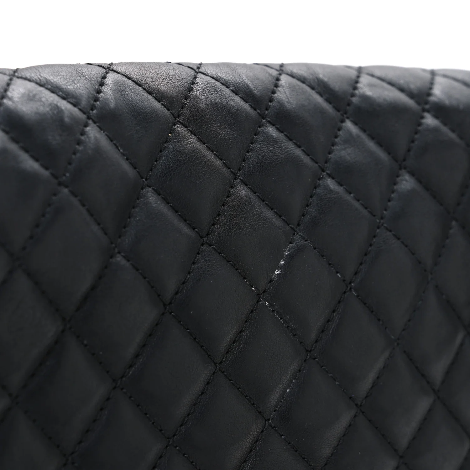 Lambskin Quilted Medium Boy Flap Black - Top Club