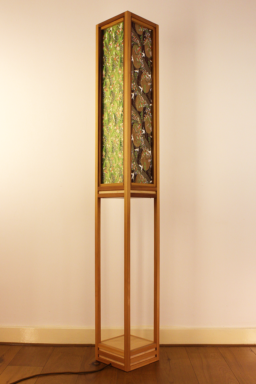 Vloerlamp Ginza cedar