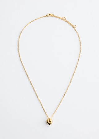 & Other Stories HEART PENDANT NECKLACE