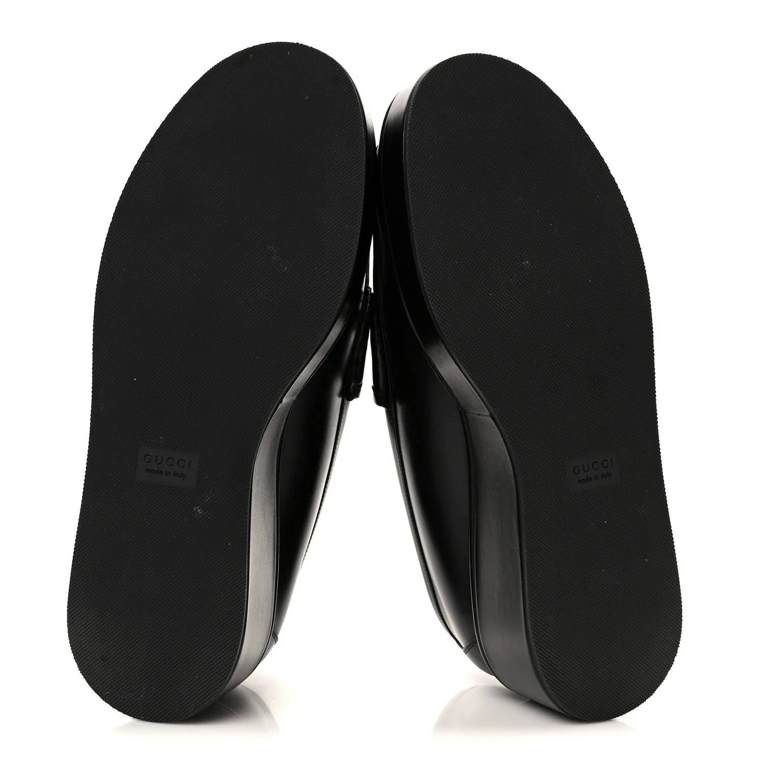 Kama Calfskin Horsebit Womens Wedge Platform Loafers 38.5 Black - Top Club
