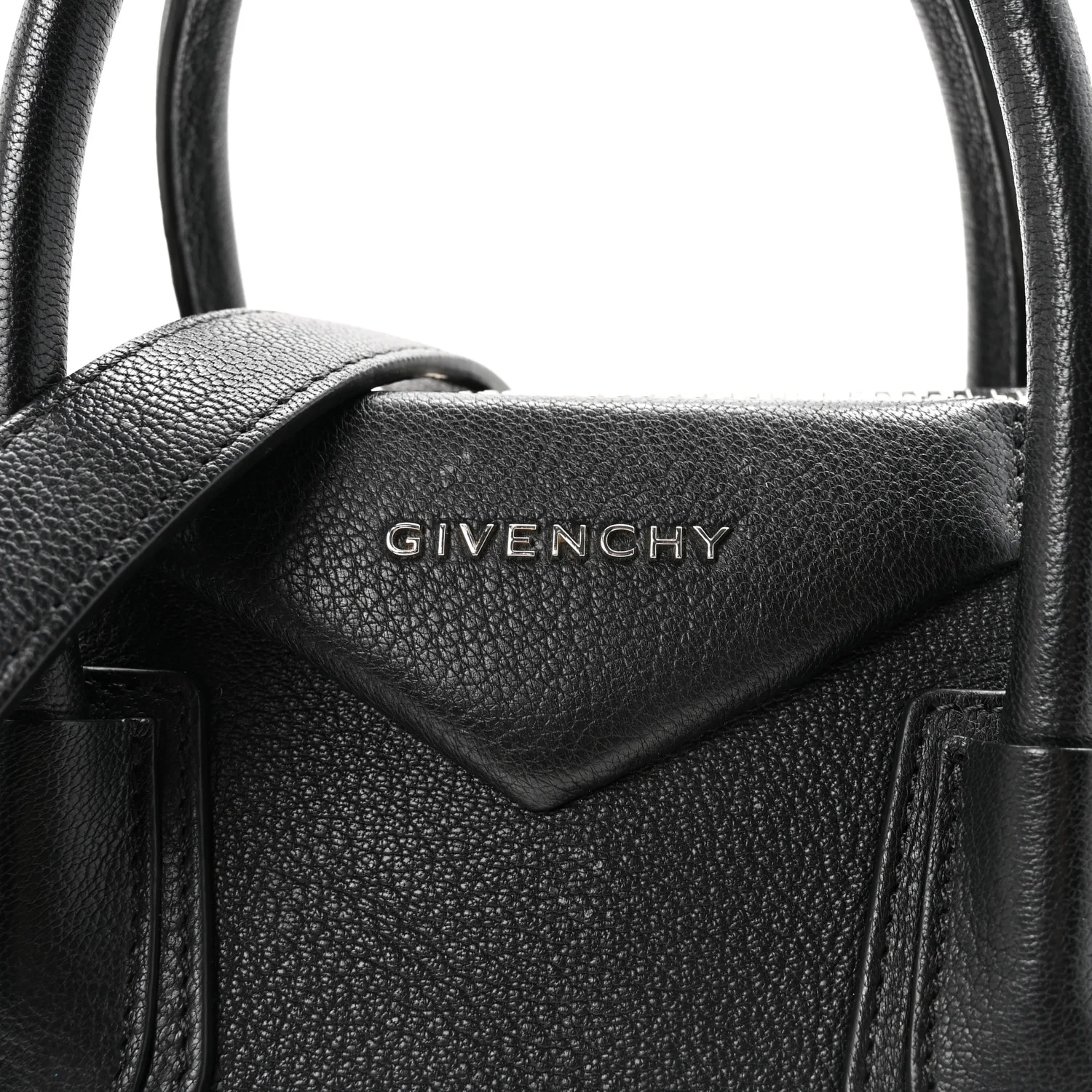 Sugar Goatskin Small Antigona Black - Top Club