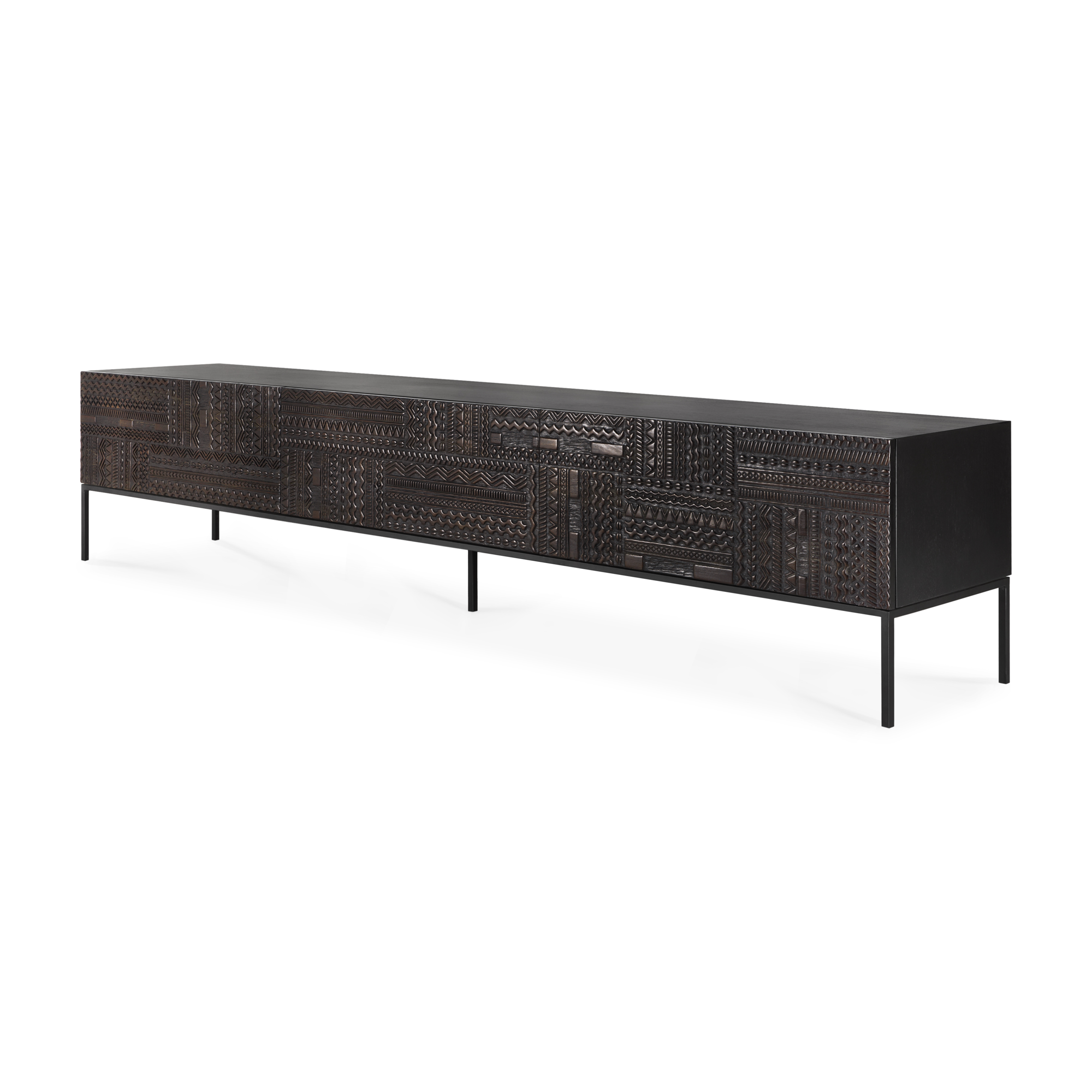 Tv-meubel Tabwa teak 240 cm