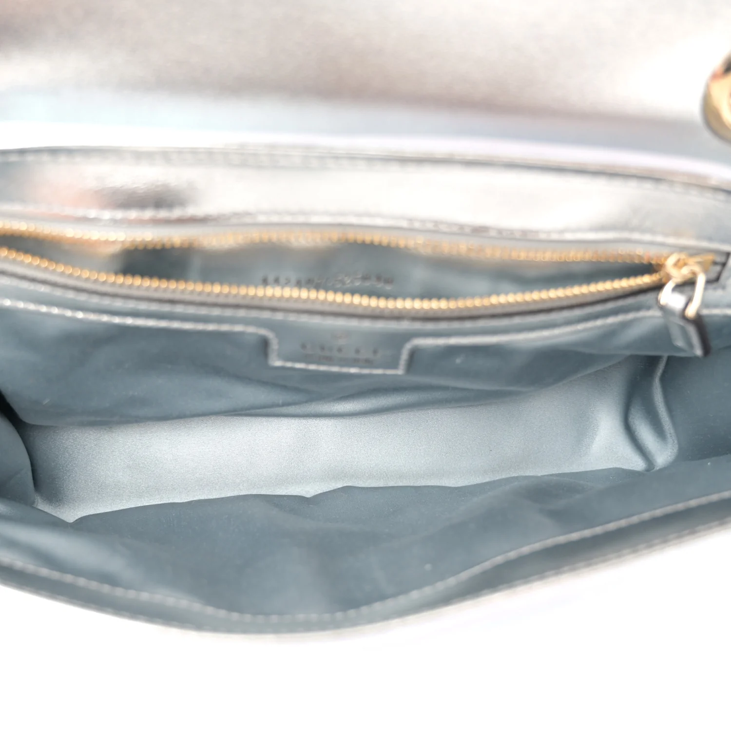 Iridescent Nappa Chevron Matelasse Small GG Marmont Shoulder Bag Iridescent Snow Light Blue - Top Club
