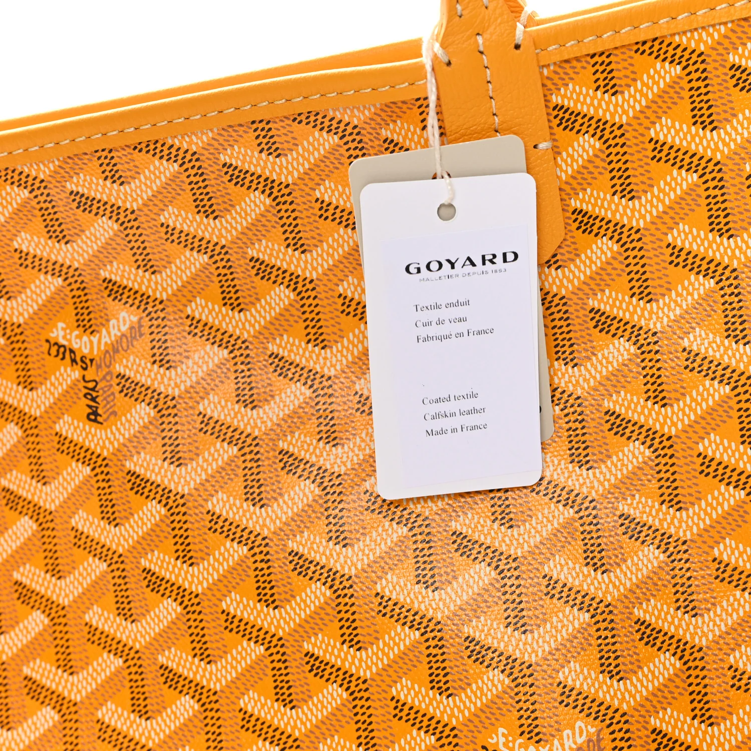 Goyardine Saint Louis GM Yellow - Top Club
