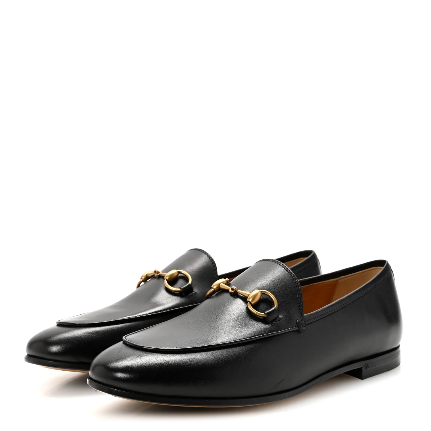 Calfskin Womens Jordaan Loafers 36.5 Black - Top Club