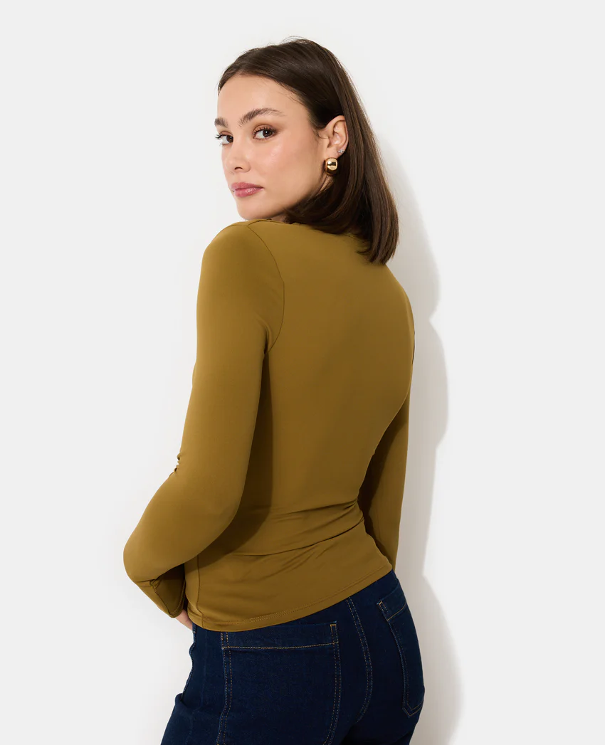 Pimkie T-shirt manches longues avec épaulettes et pinces