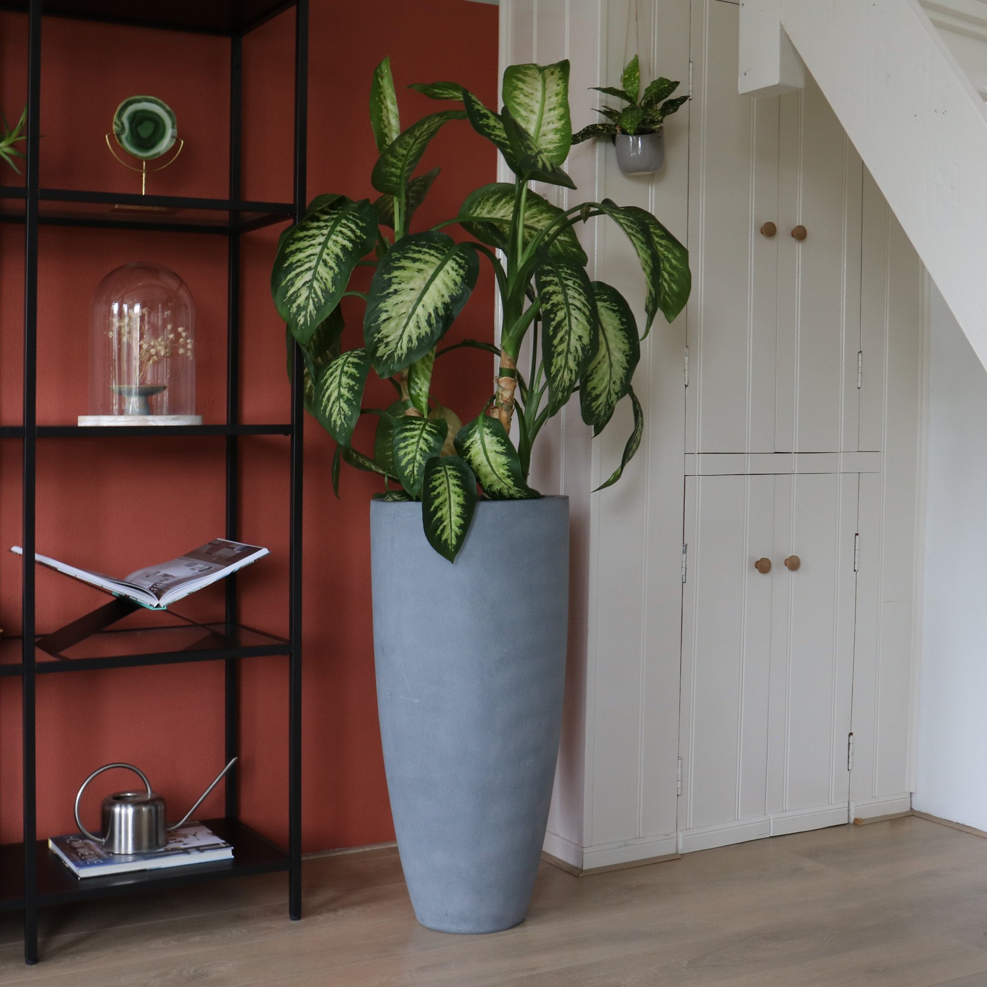 Plantenpot Kentucky L grey Ø47 x H100 cm