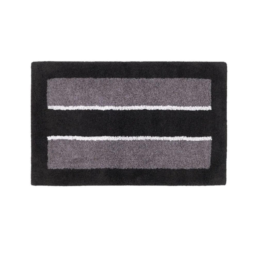 Tappeto Arredo In Cotone Londra 50X80 Grigio Carrara